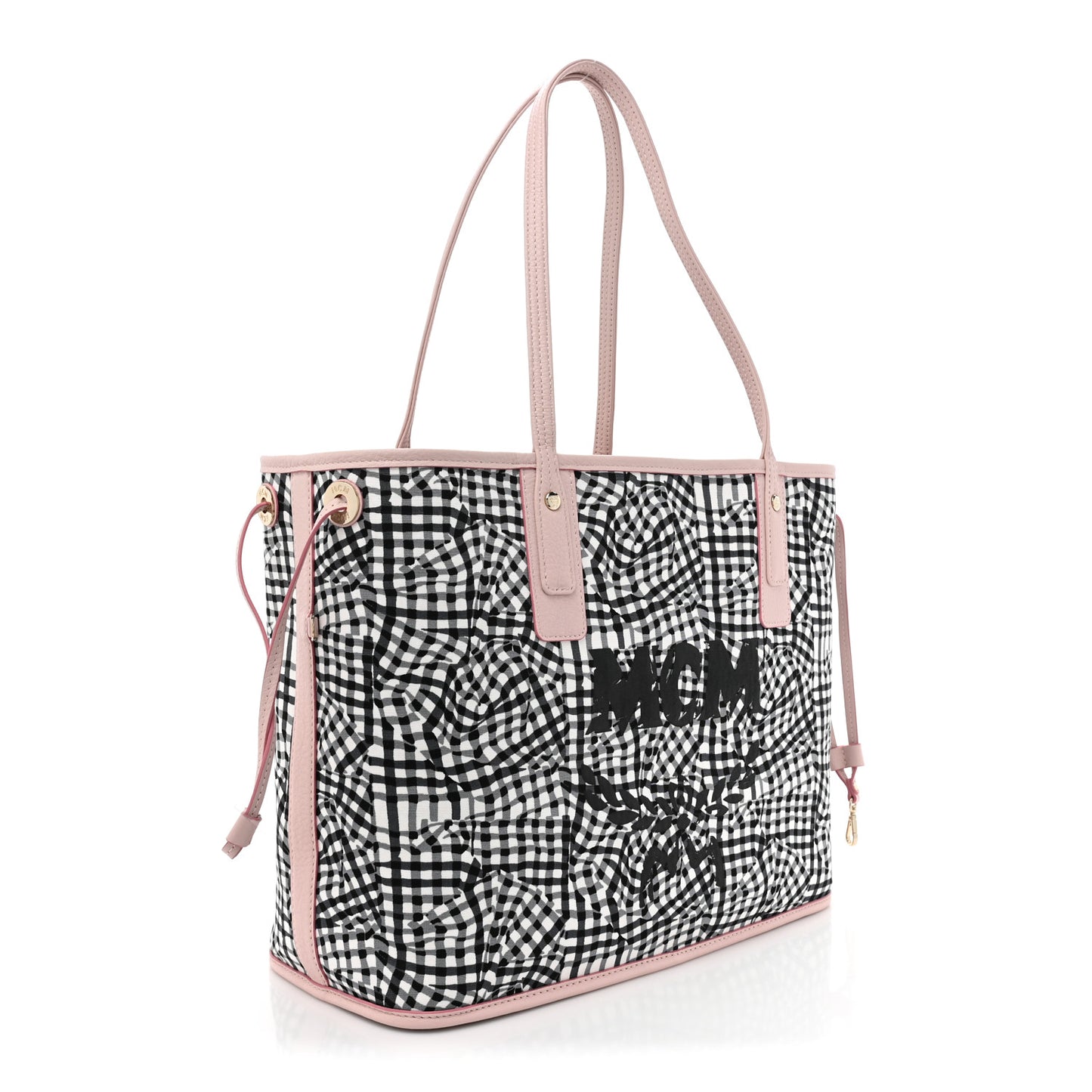Visetos Medium Liz Reversible Shopper Tote Powder Pink