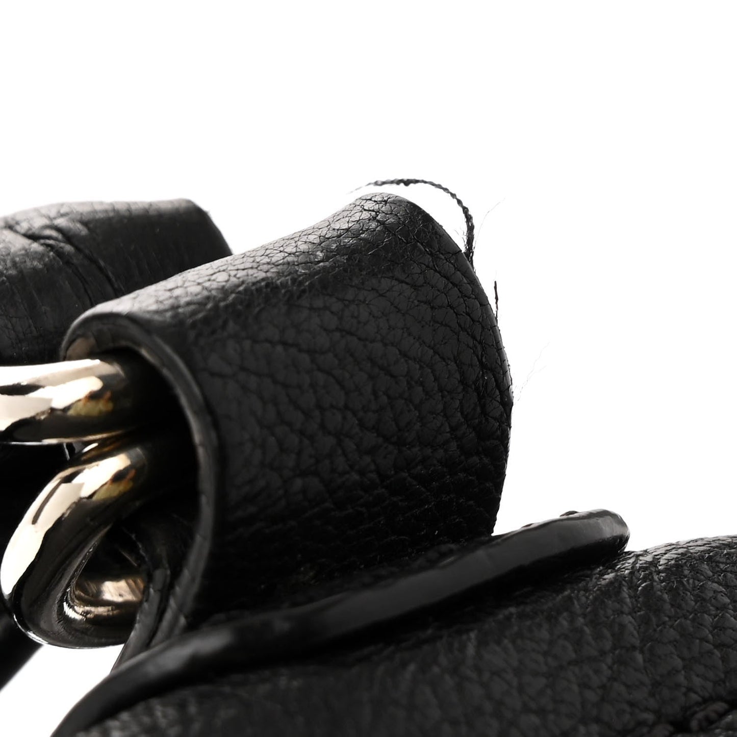 Sugar Goatskin Small Pandora Black