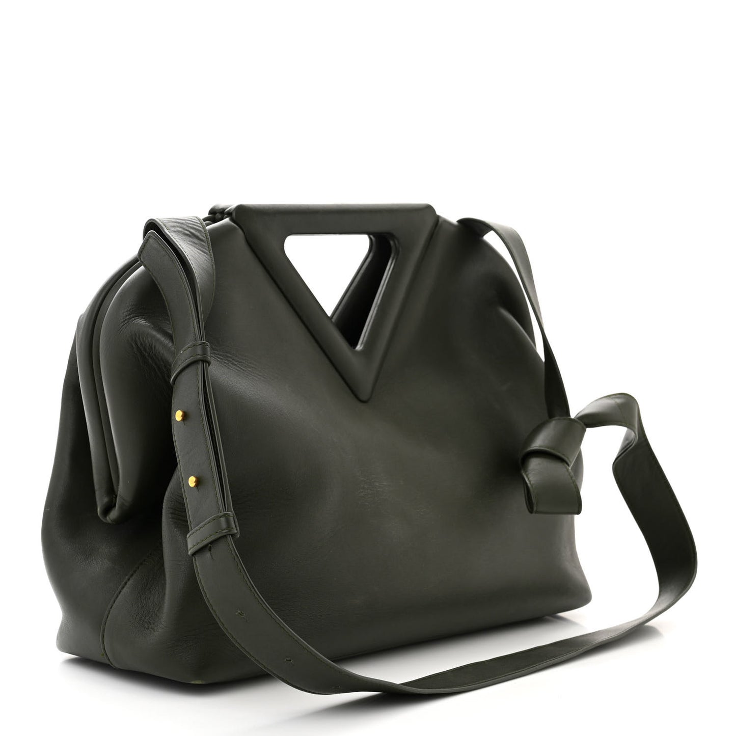 Calfskin Large The Point Triangle Bag Camping