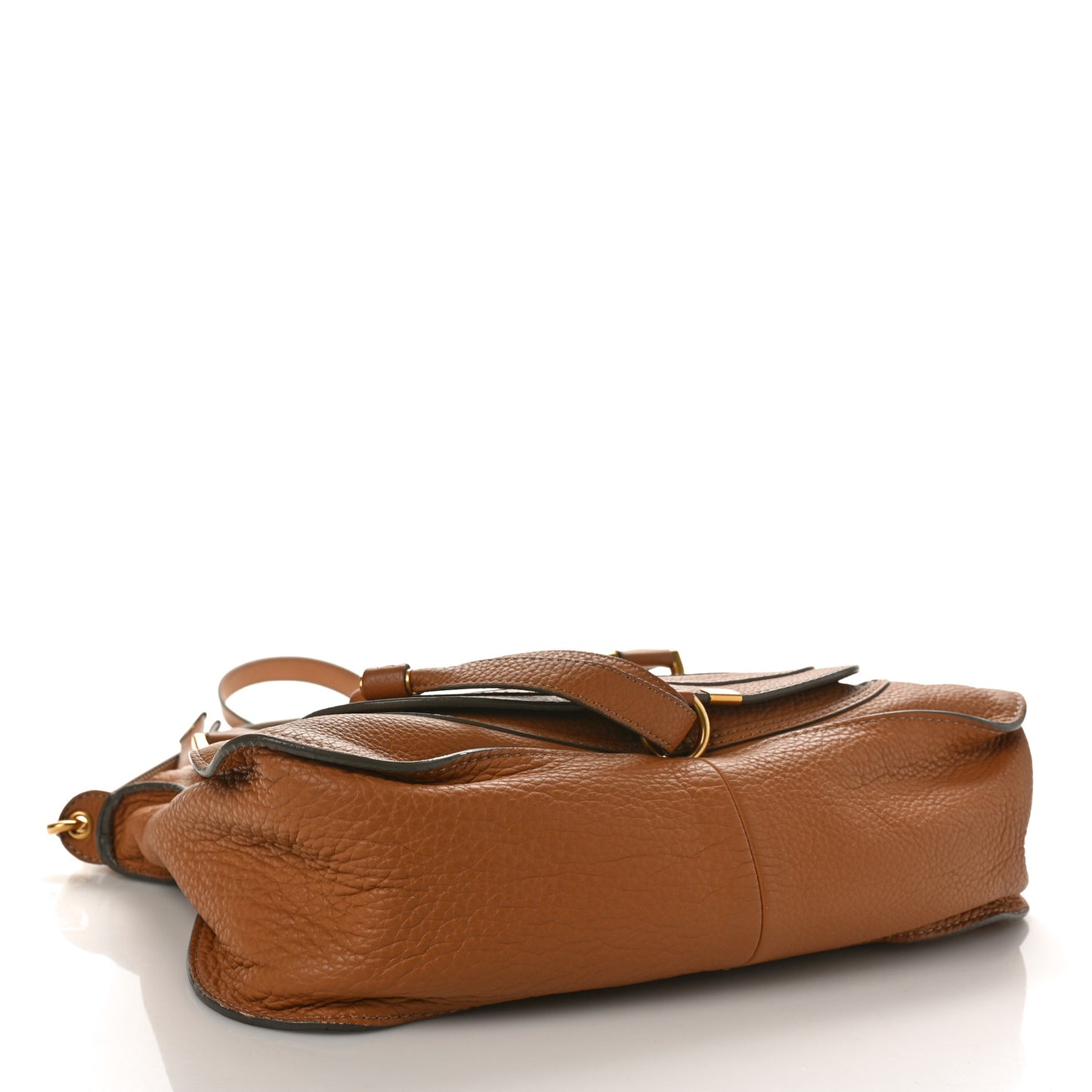 Calfskin Medium Marcie Satchel Tan