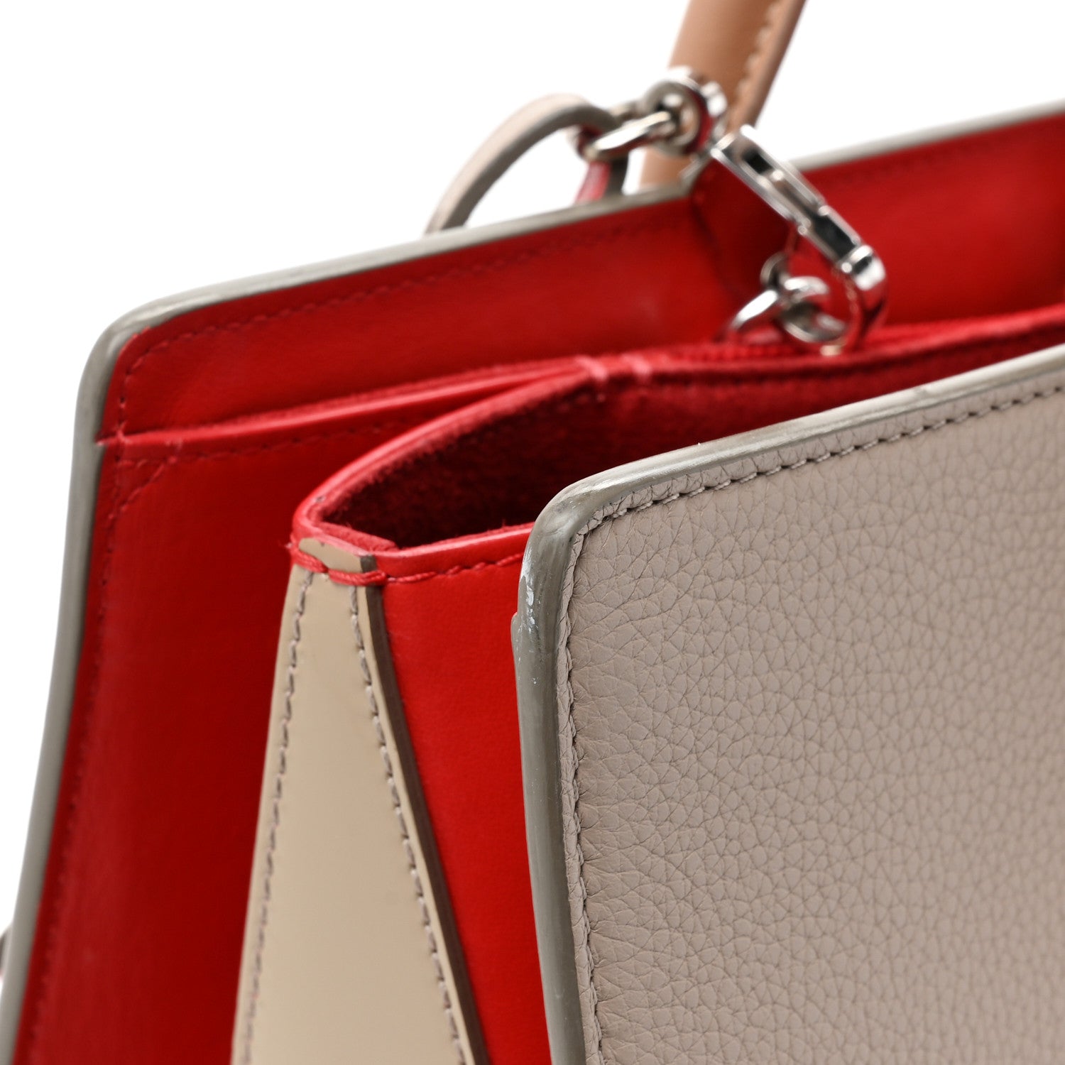 Christian Louboutin Calfskin Patent Studded Large Paloma Cashmere 15 of 25
