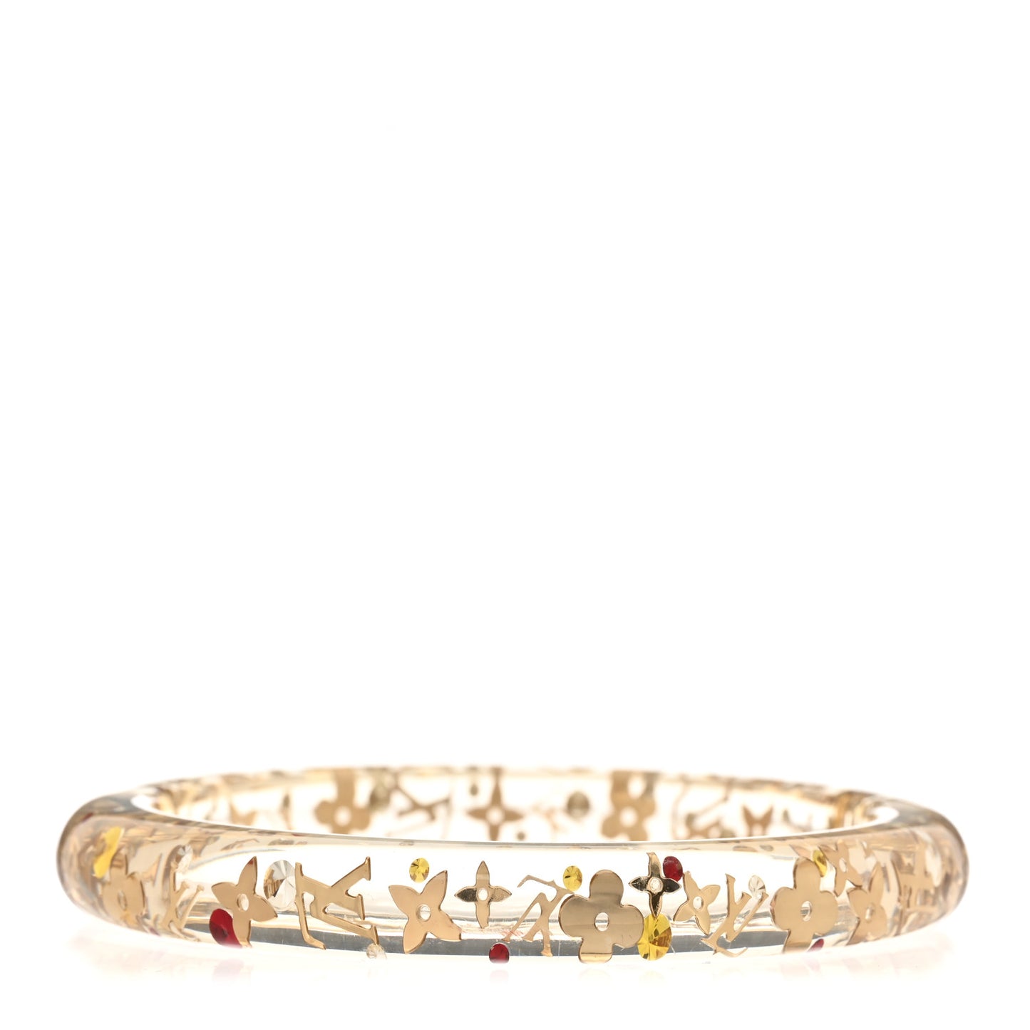 Resin Swarovski Small Inclusion Bracelet PM Transparent