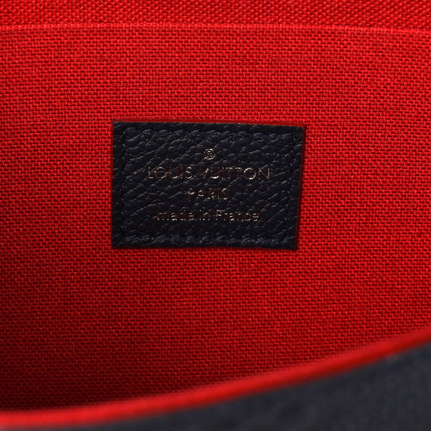 Empreinte Pochette Felicie Chain Wallet Marine Rouge