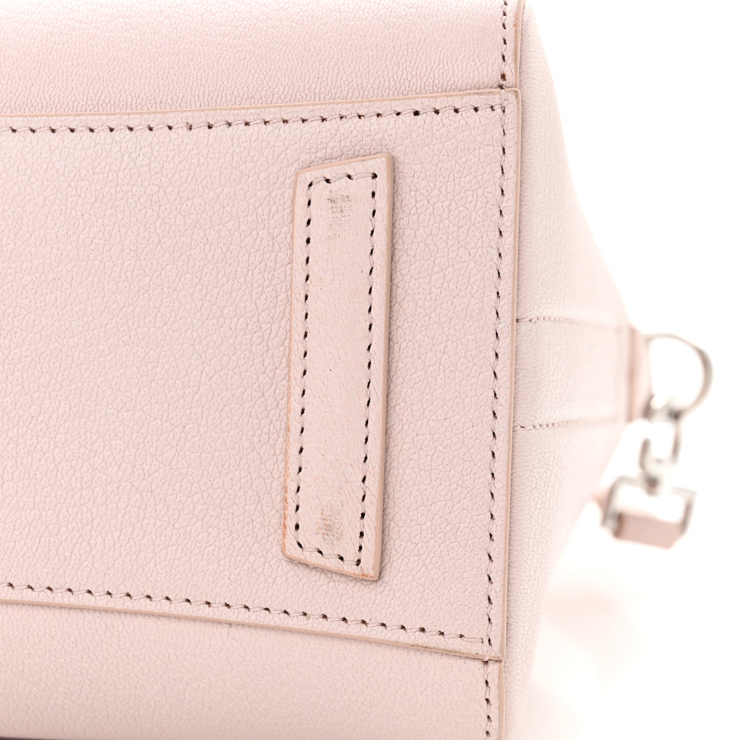 Sugar Goatskin Mini Antigona Light Pink