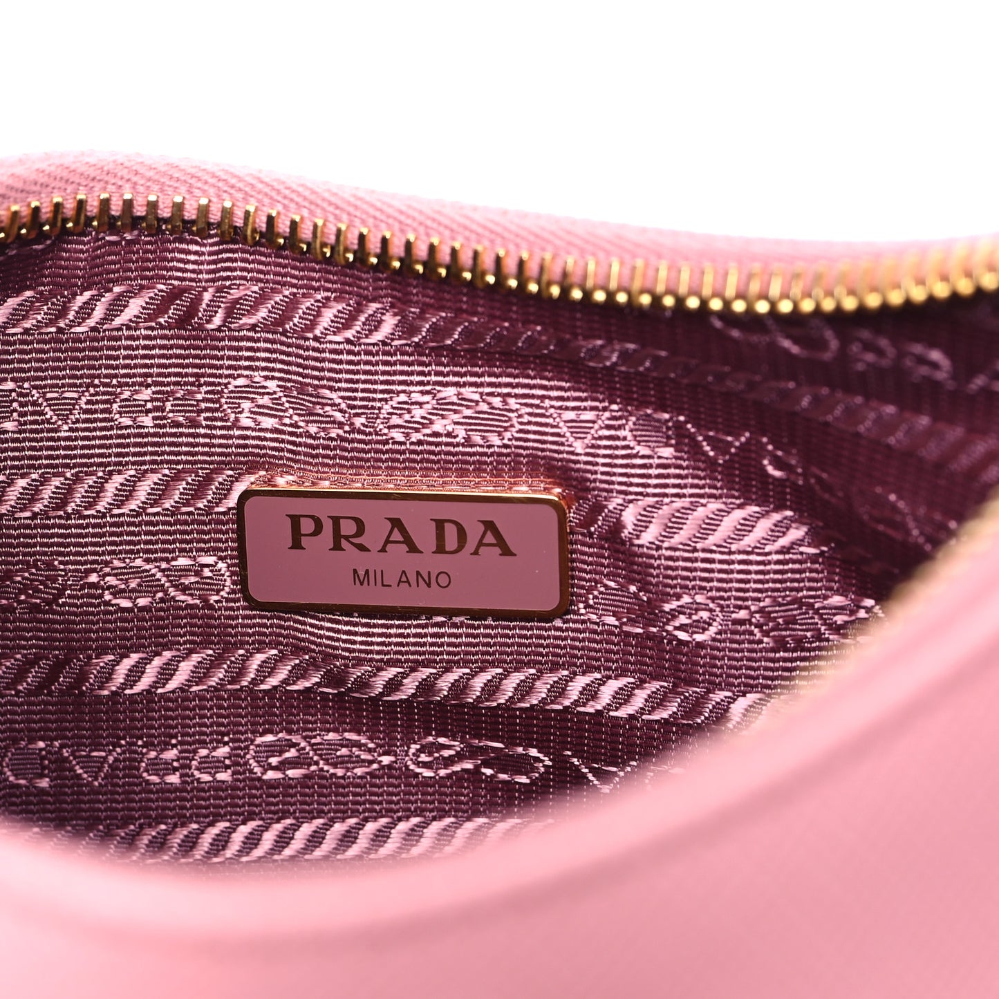Saffiano Lux Mini Re-Edition Shoulder Bag Petalo