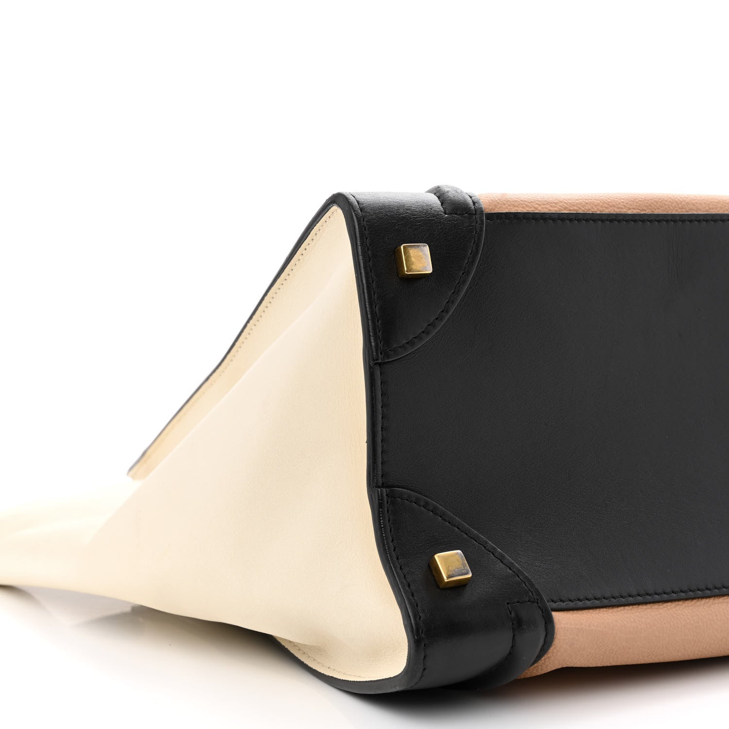 Celine Velluto Calfskin Mini Tri-Color Luggage Flesh 9 of 11