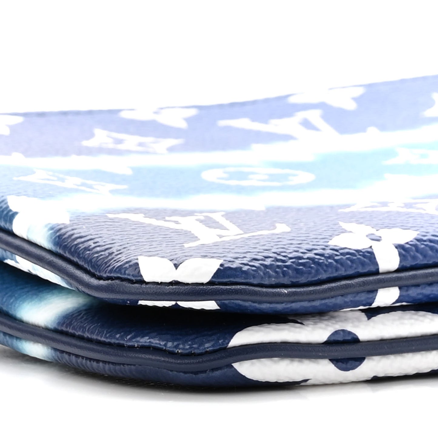 Monogram Giant Escale Double Zip Pochette Blue