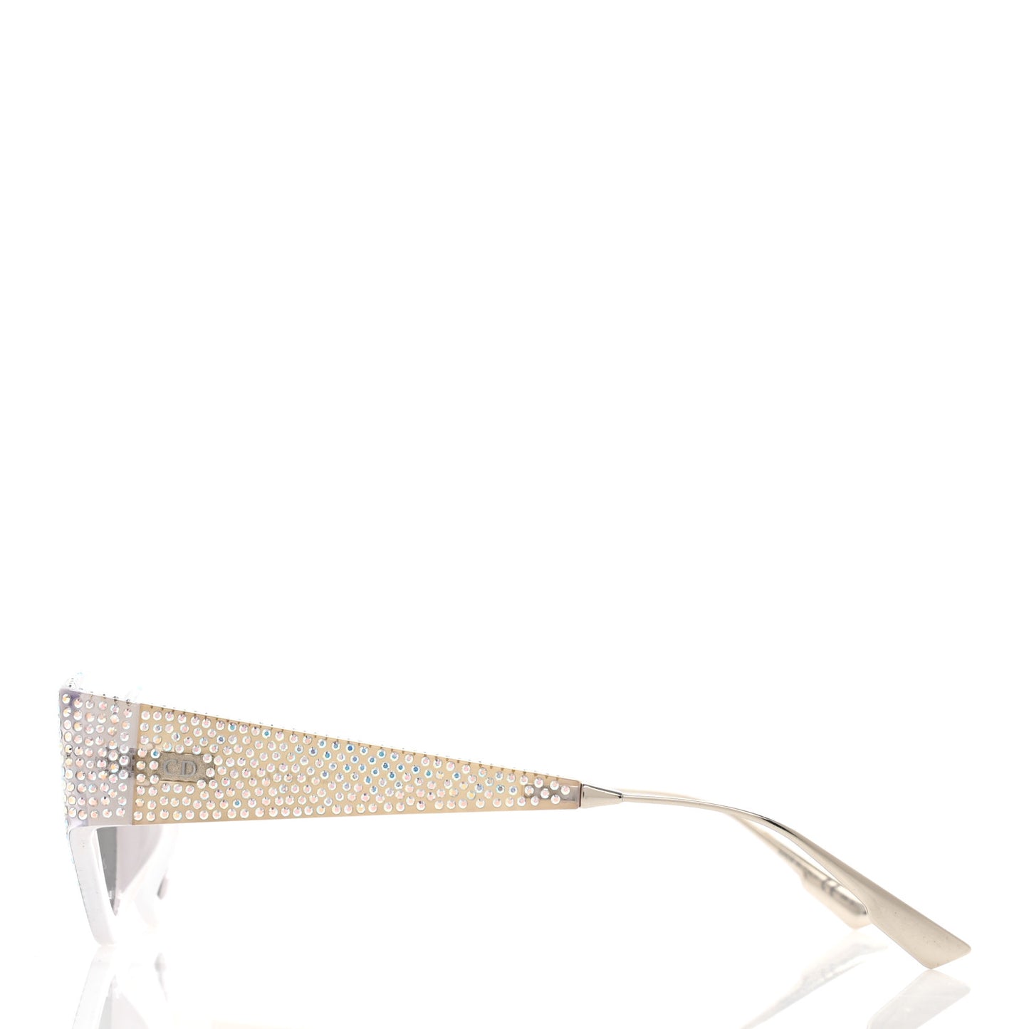 Acetate Crystal CatStyleDior1S Sunglasses Silver