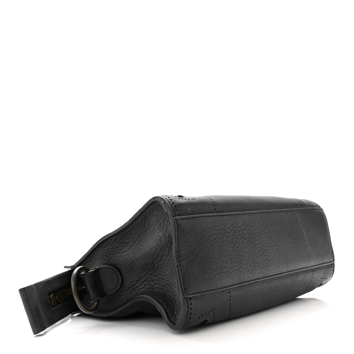 Veau Soyeux Perforated Blackout Hardware Nano City Gris Fossile