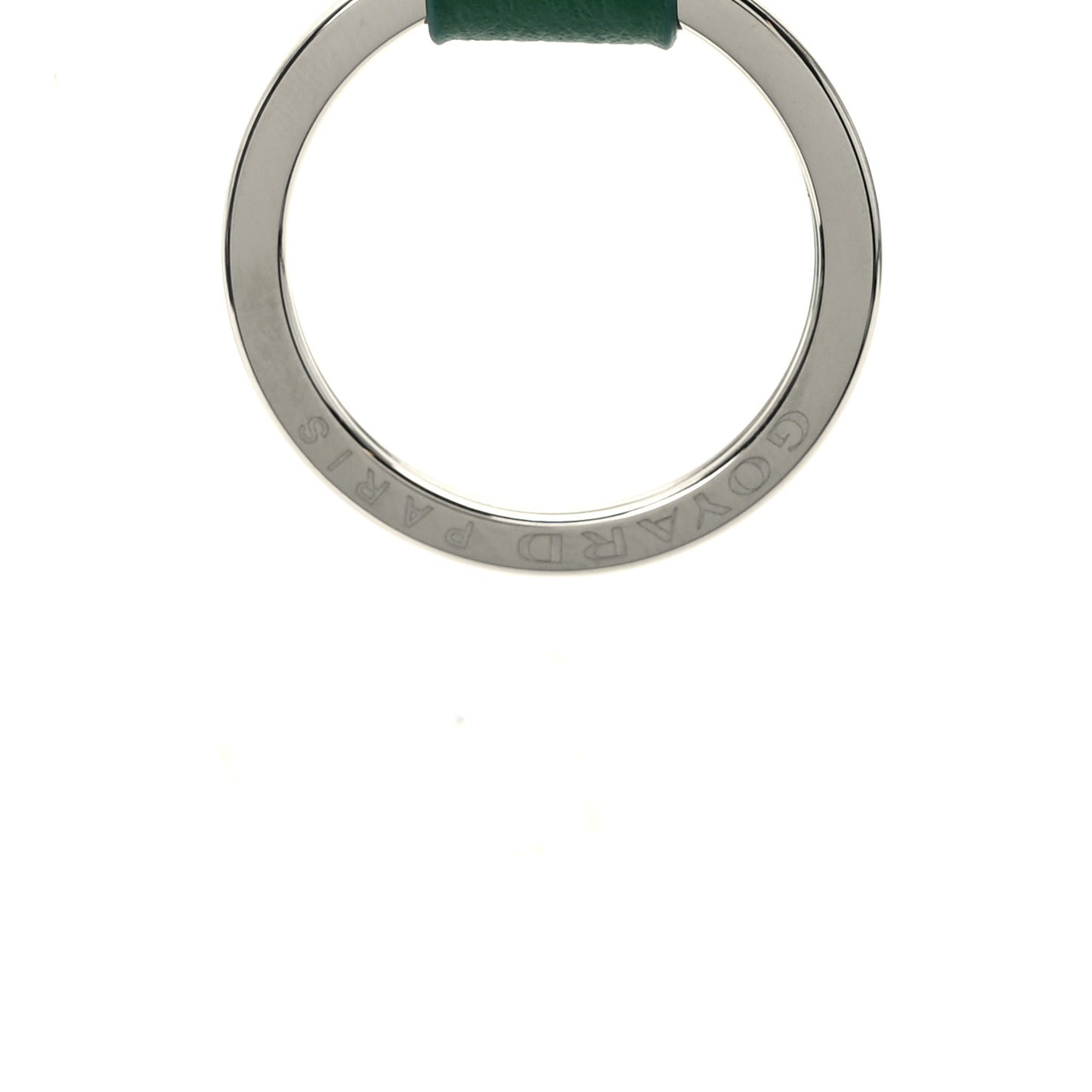 Goyardine Sesame Key Holder Green