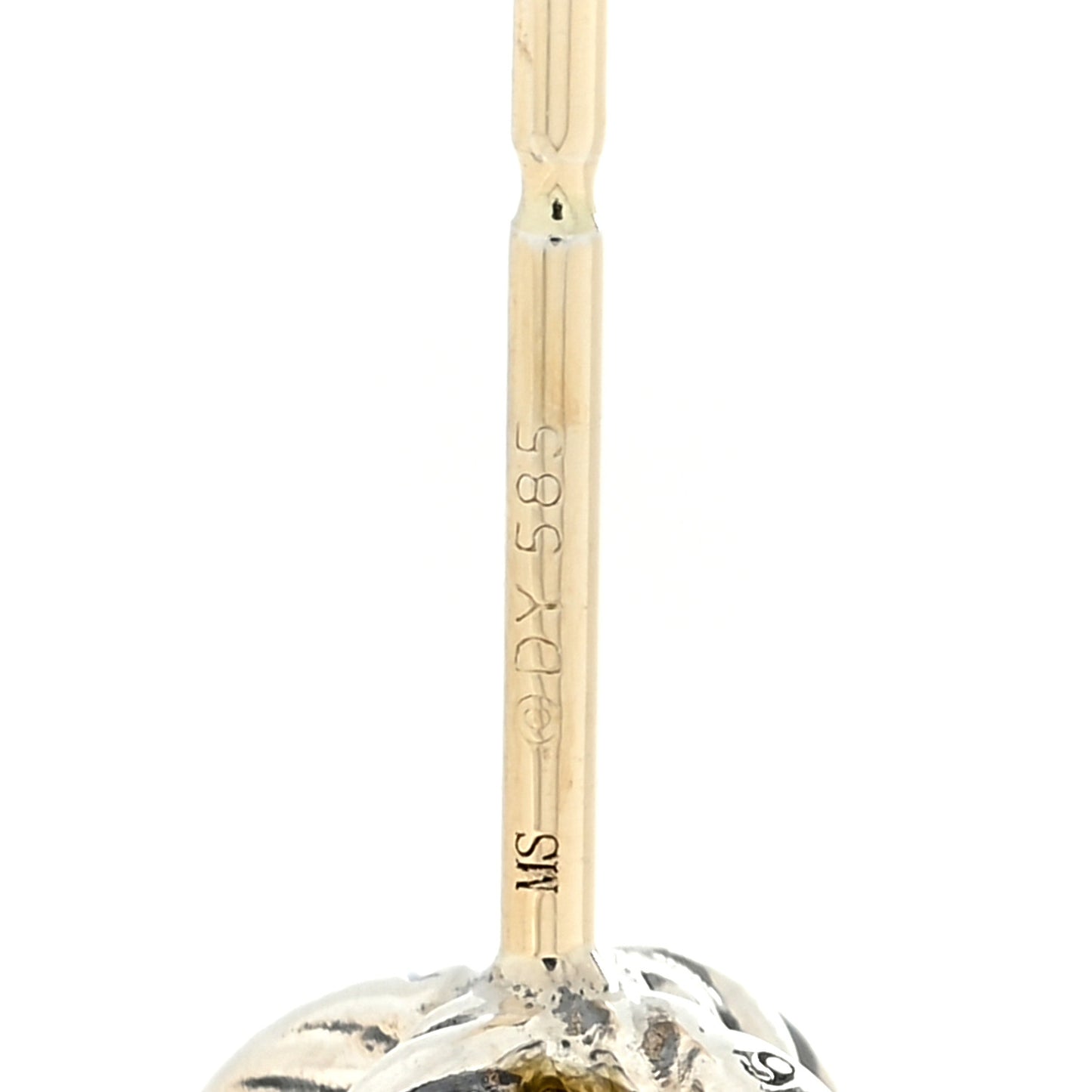 Sterling Silver Diamond Pearl 6-6.5mm Cable Stud Earrings