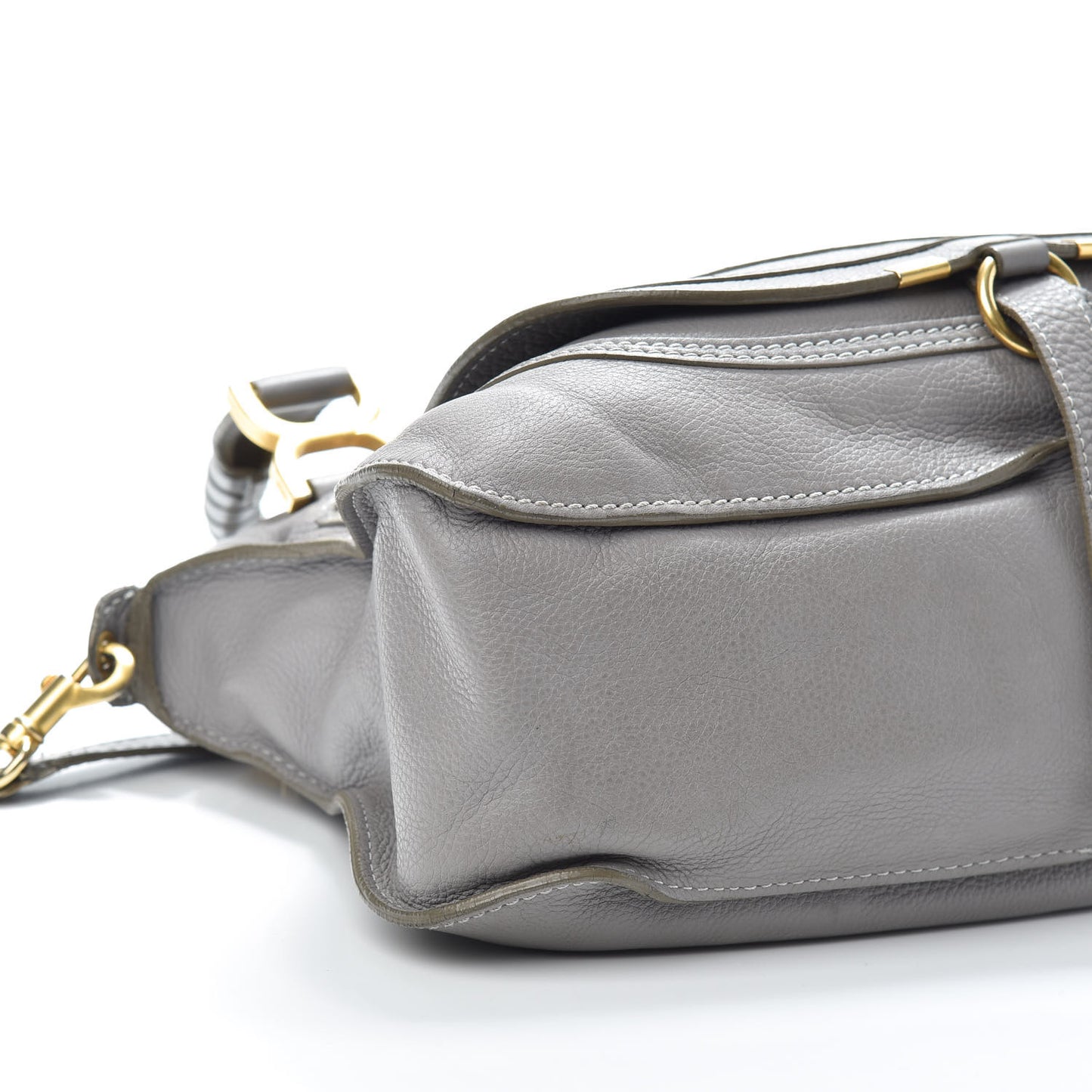 Calfskin Medium Marcie Satchel Cashmere Grey