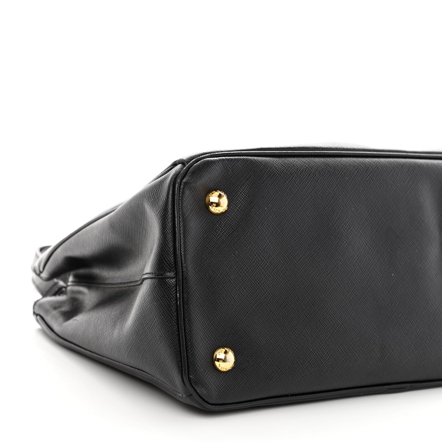 Saffiano Lux Medium Tote Black