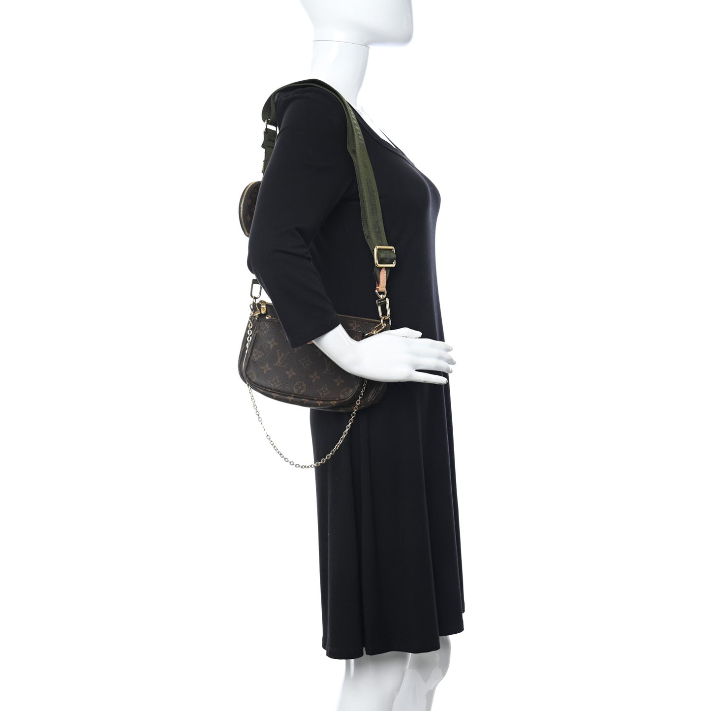 Monogram Multi Pochette Accessories Kaki