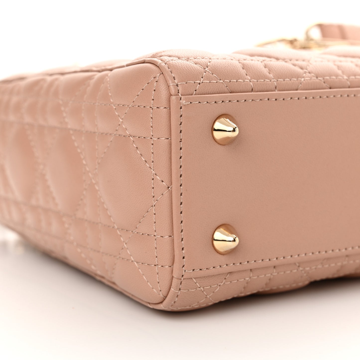 Lambskin Cannage Small My ABC Dior Lady Dior Rose Des Vents
