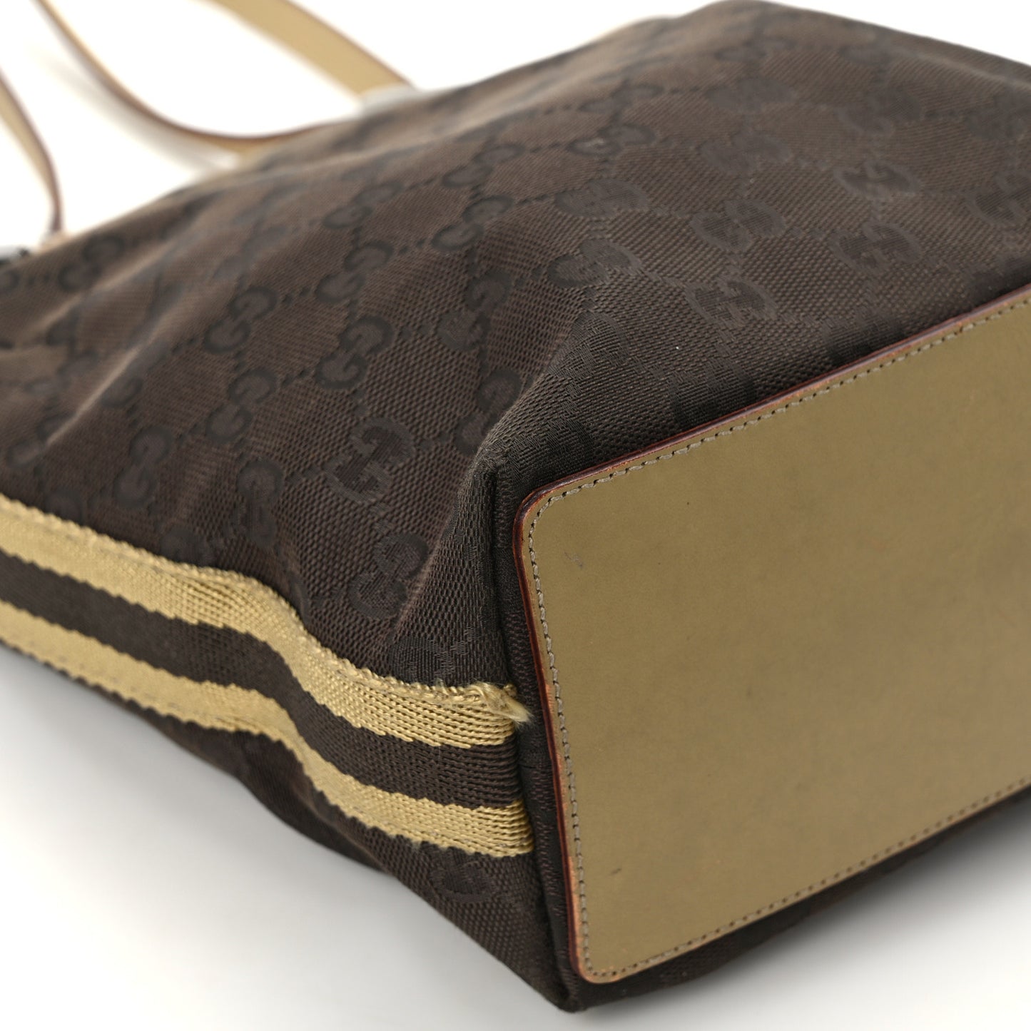 Monogram Bucket Tote Brown