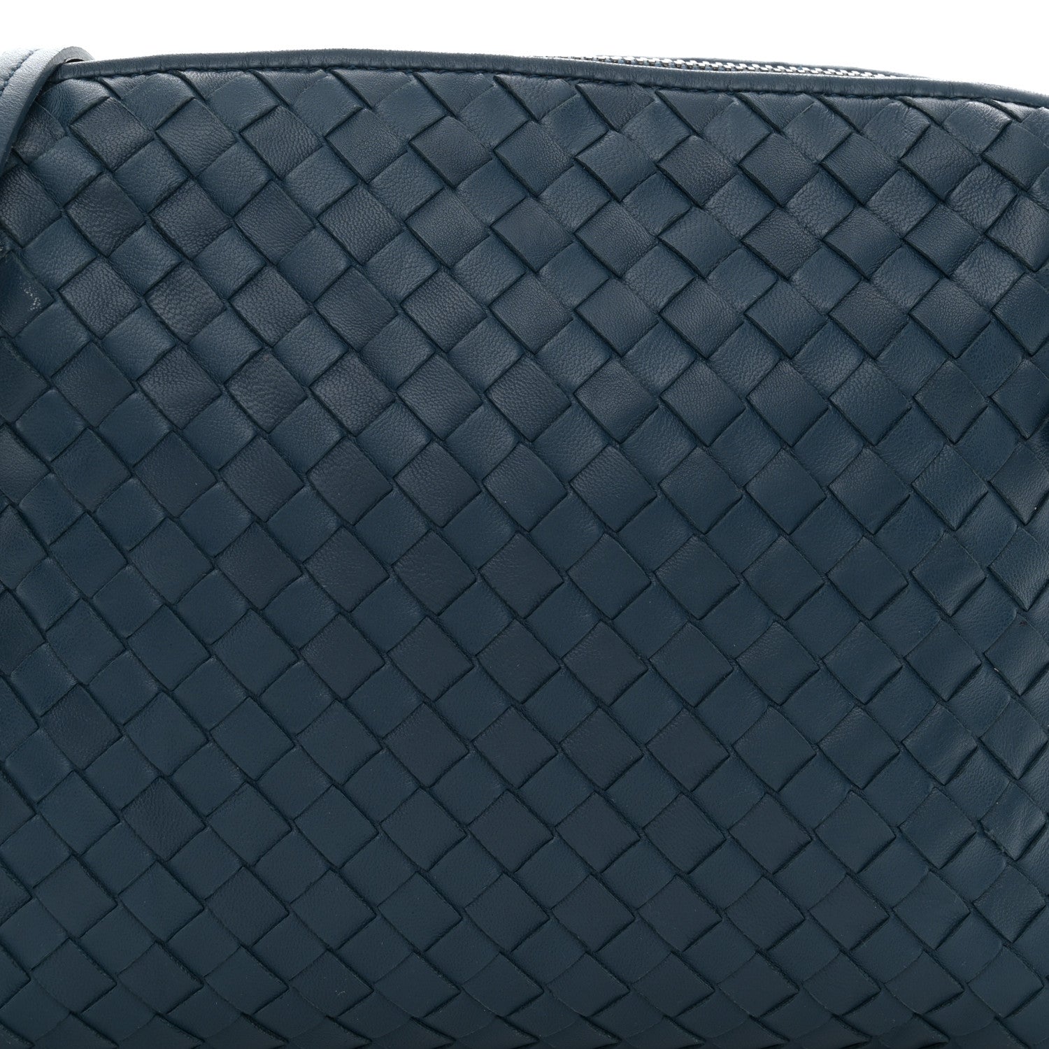Bottega Veneta Nappa Intrecciato Nodini Crossbody Messenger Blue 9 of 12