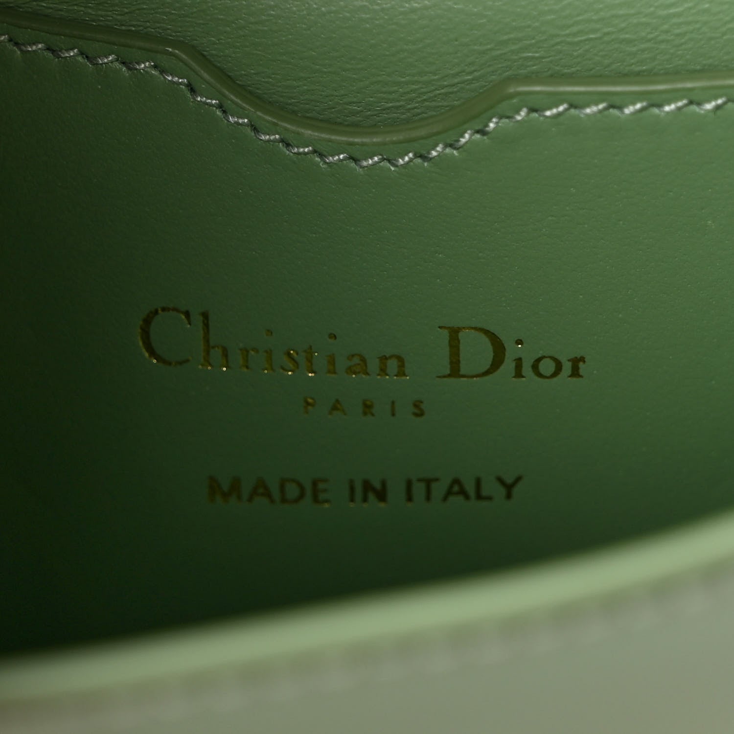 Christian Dior Smooth Calfskin Micro 30 Montaigne Flap Bag Mint Green 6 of 9