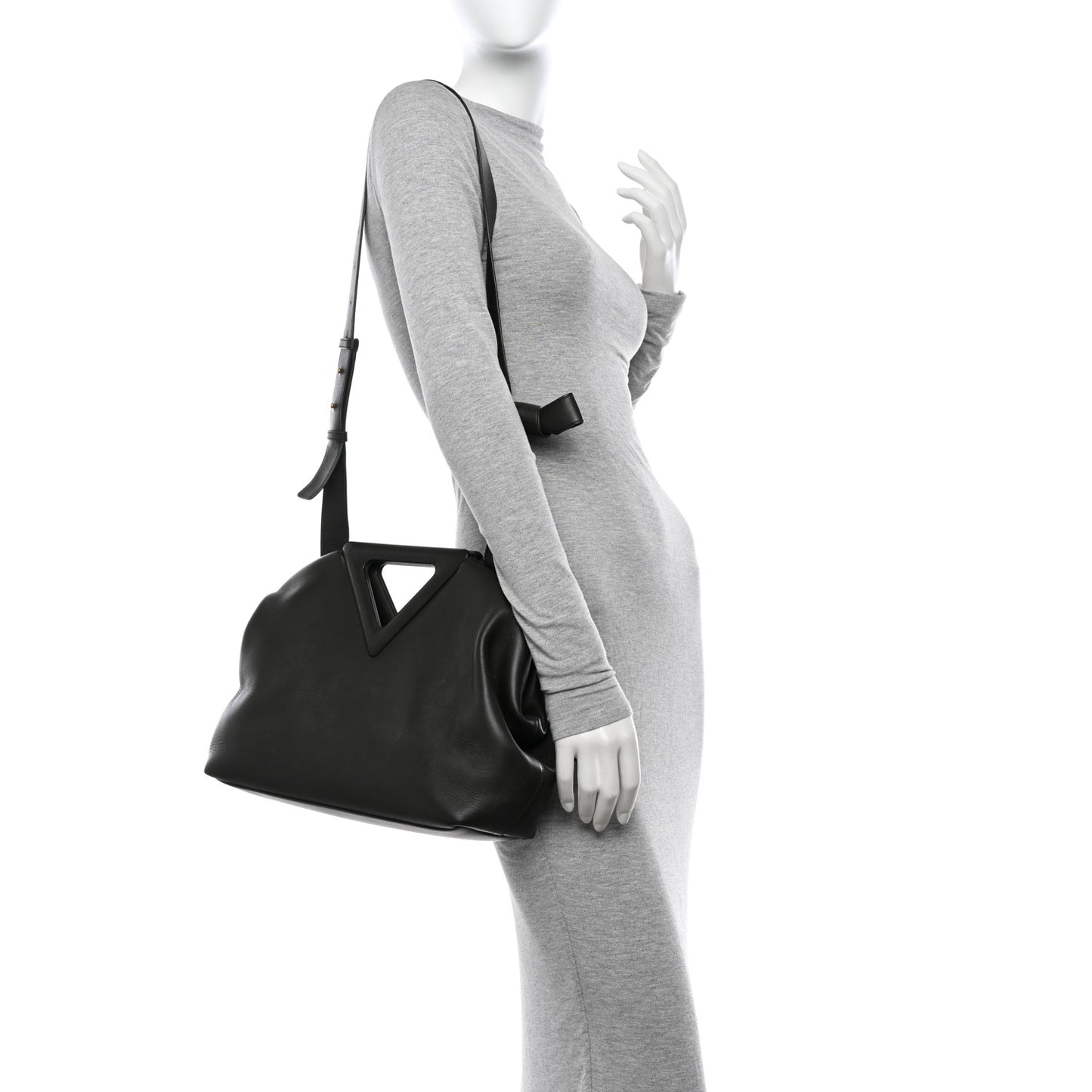 Calfskin Large The Point Triangle Bag Camping