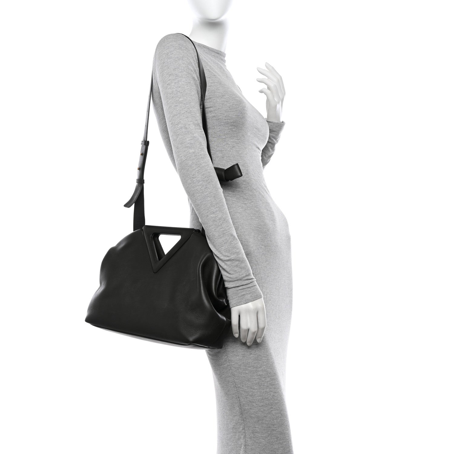 Bottega Veneta Calfskin Large The Point Triangle Bag Camping 3 of 10