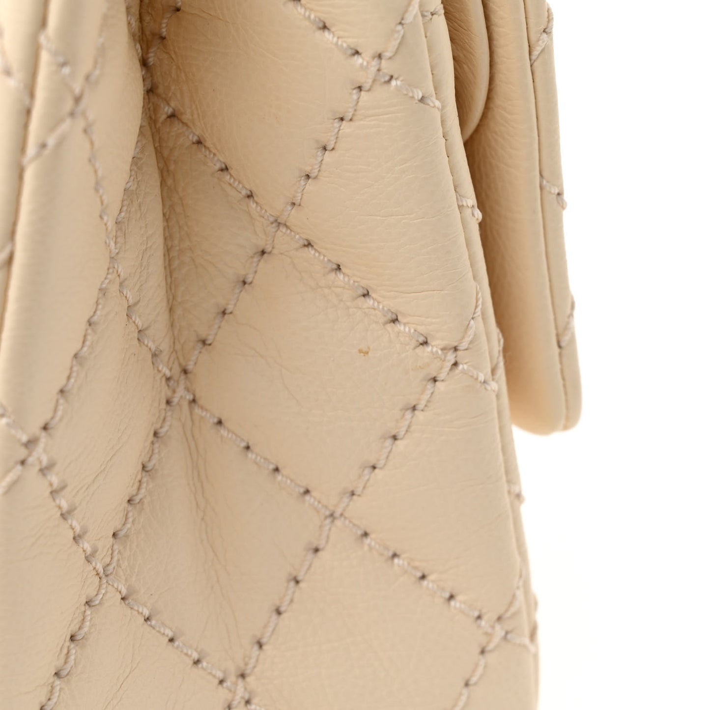 Aged Calfskin Quilted 2.55 Reissue 226 Flap Ivory