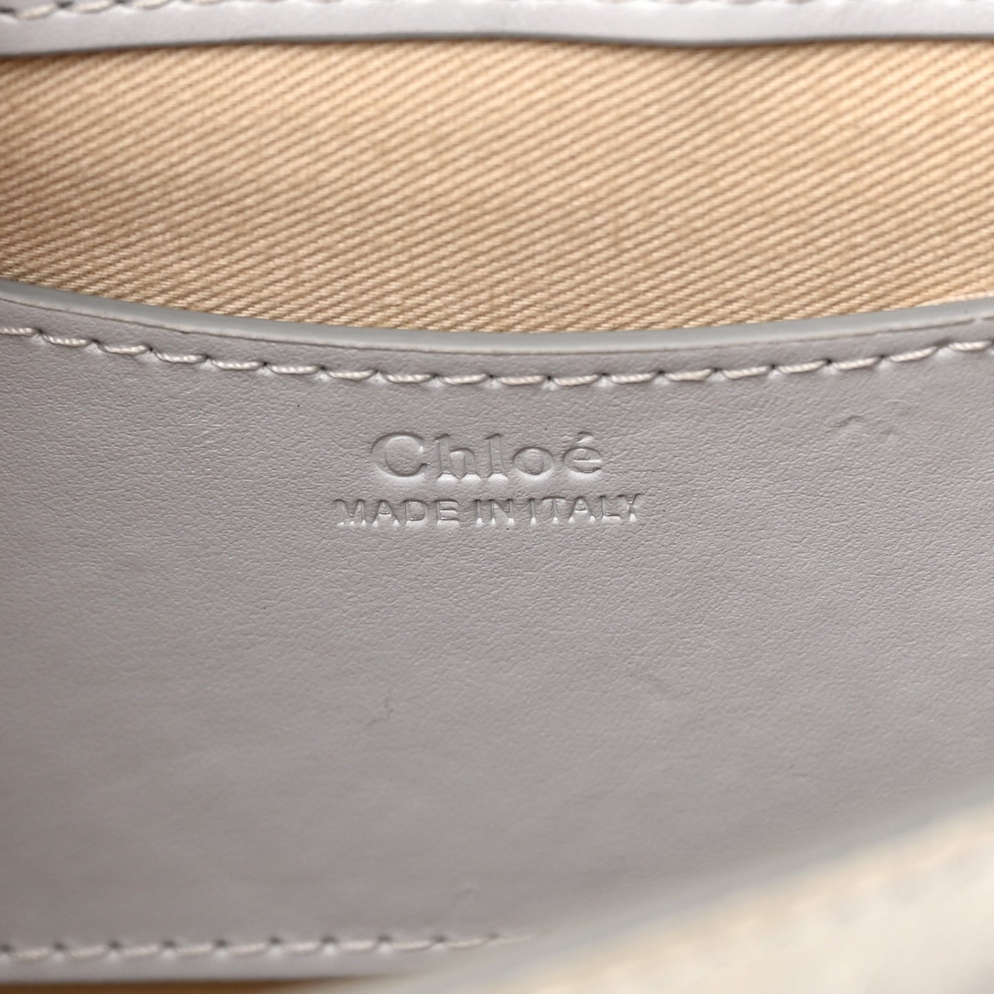 Calfskin Small Tess Bag Light Cloud
