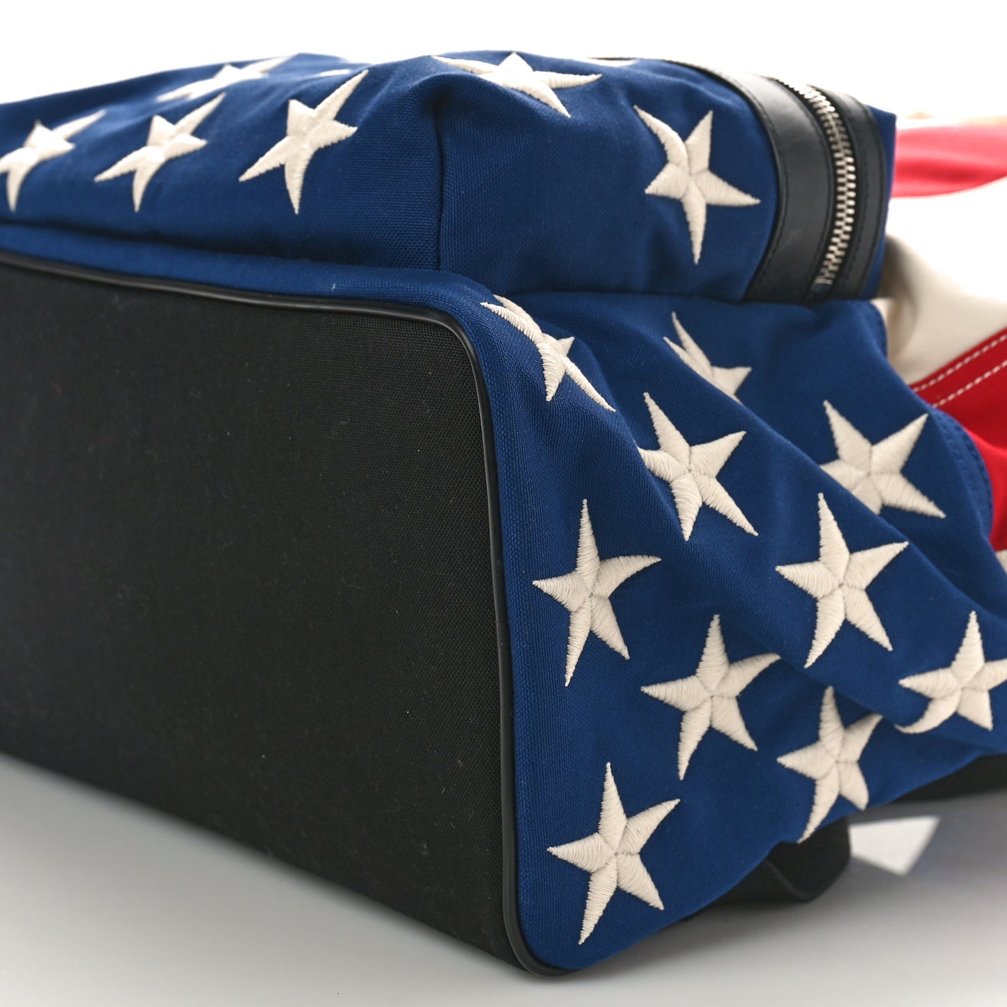 Canvas American Flag Backpack Red White Blue