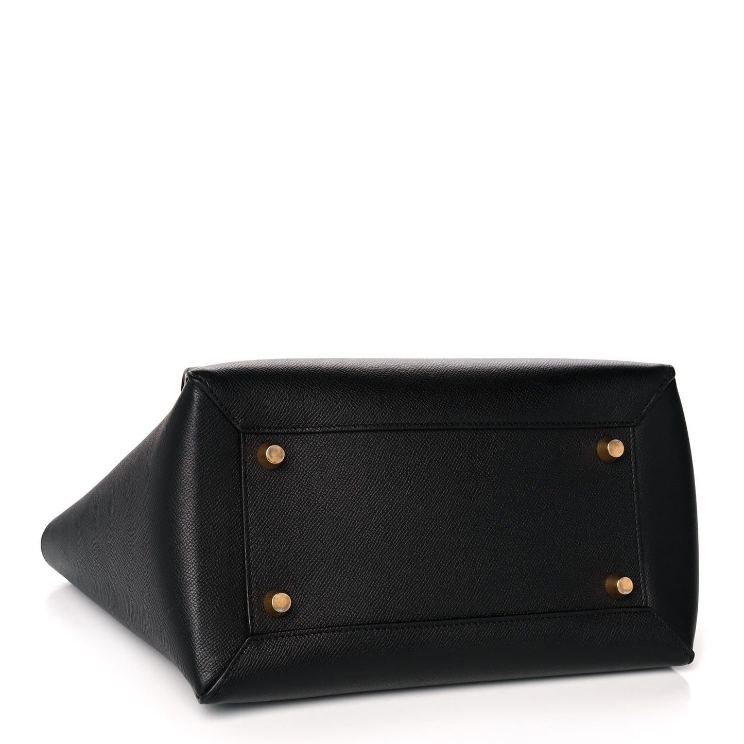 Grained Calfskin Mini Belt Bag Black
