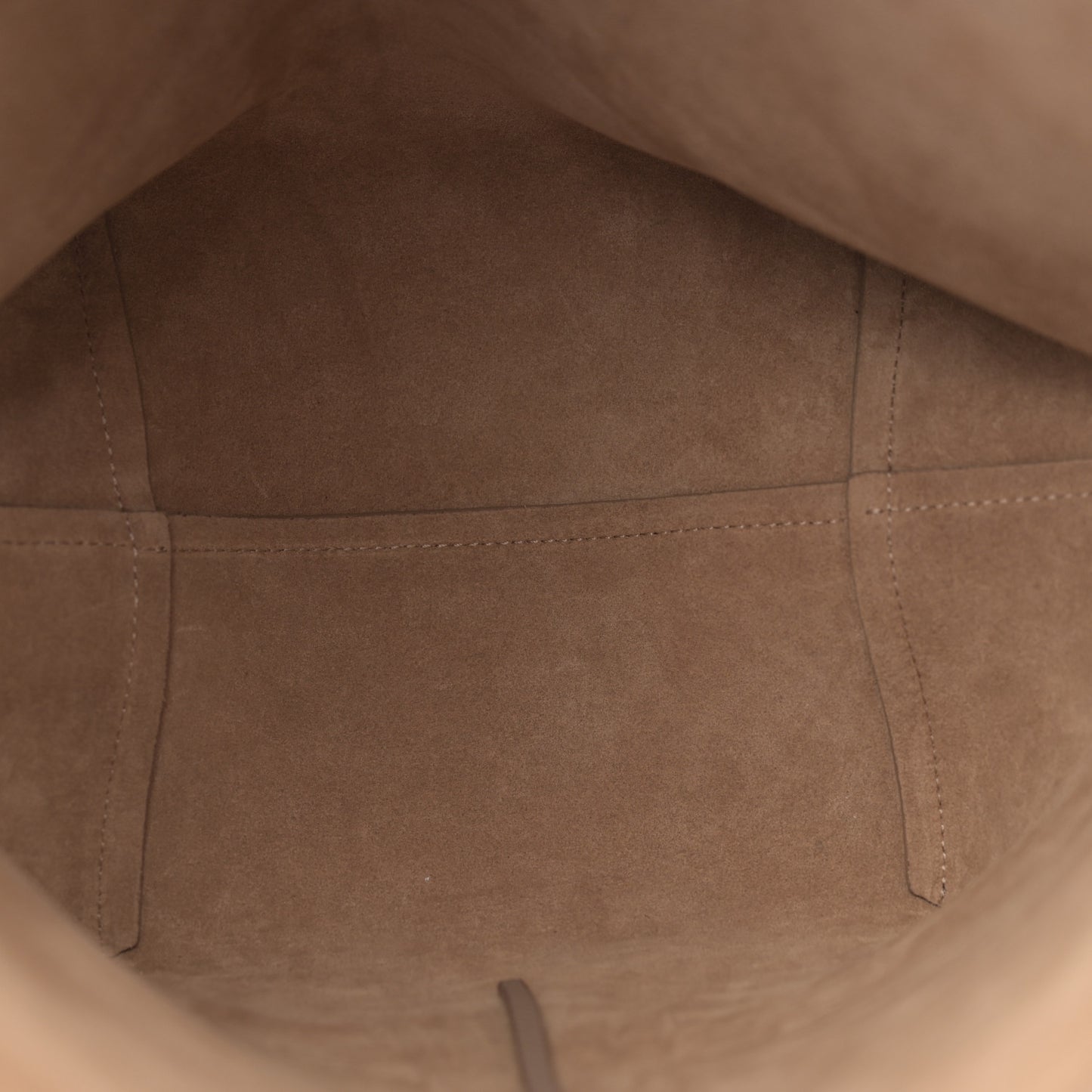 Grained Calfskin Medium N/S Park Tote Dark Taupe