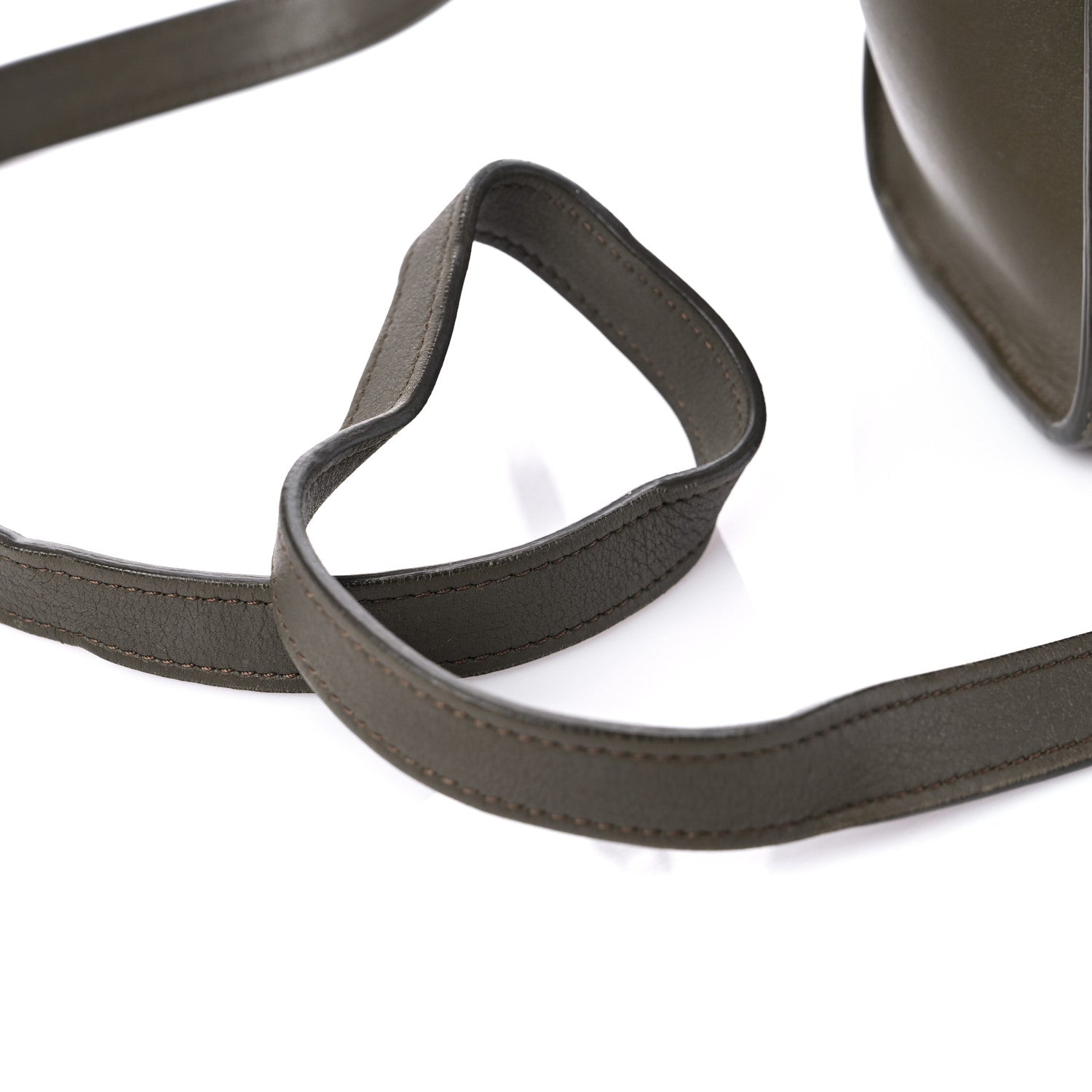 Celine Smooth Calfskin Nano Luggage Khaki 19 of 22