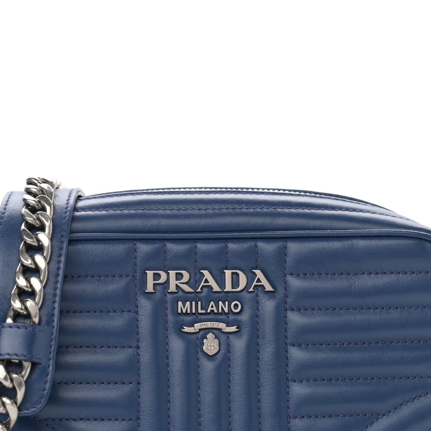 Soft Calfskin Diagramme Crossbody Bag Bleuette