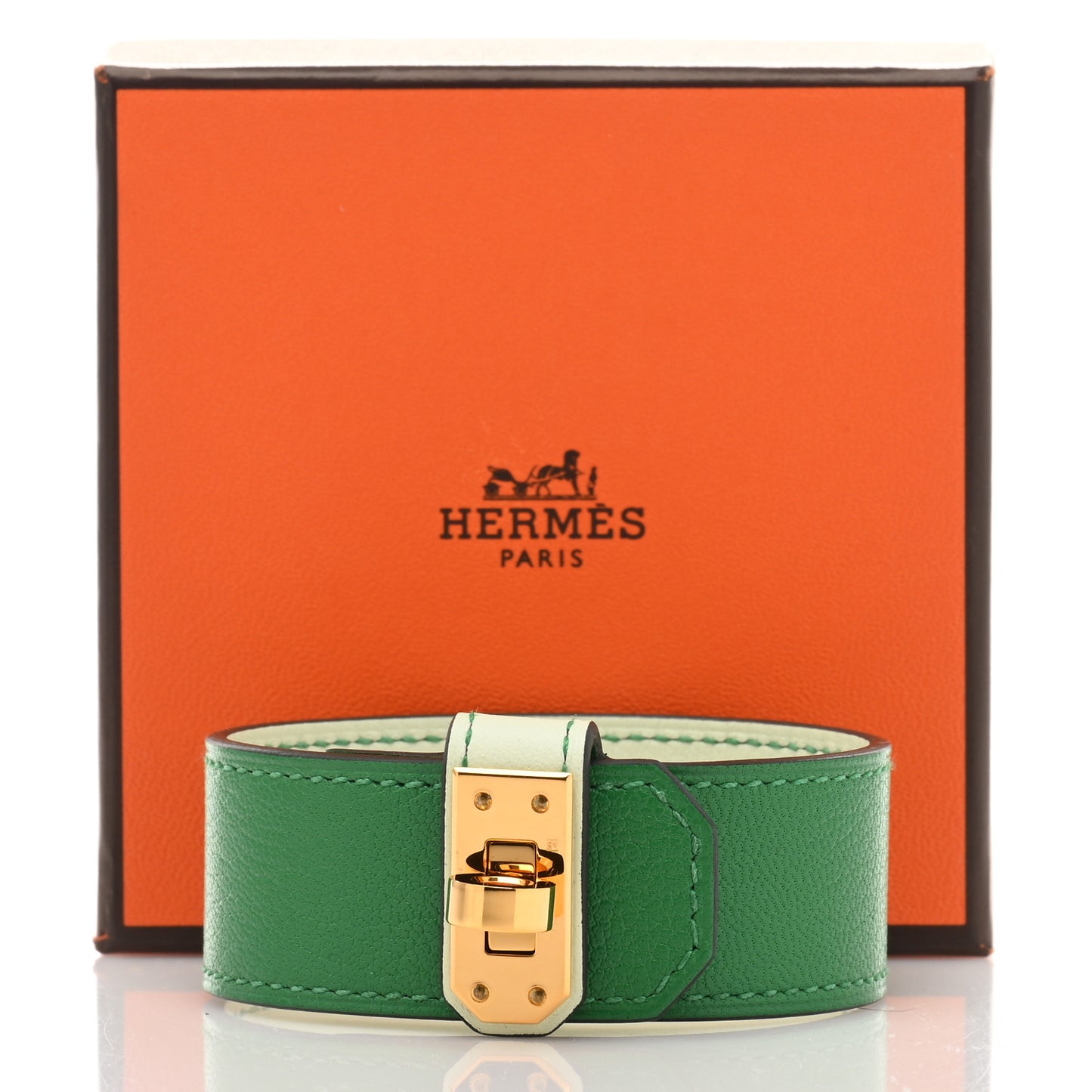 Chevre Mysore Kelly Twist Bracelet PM Bambou