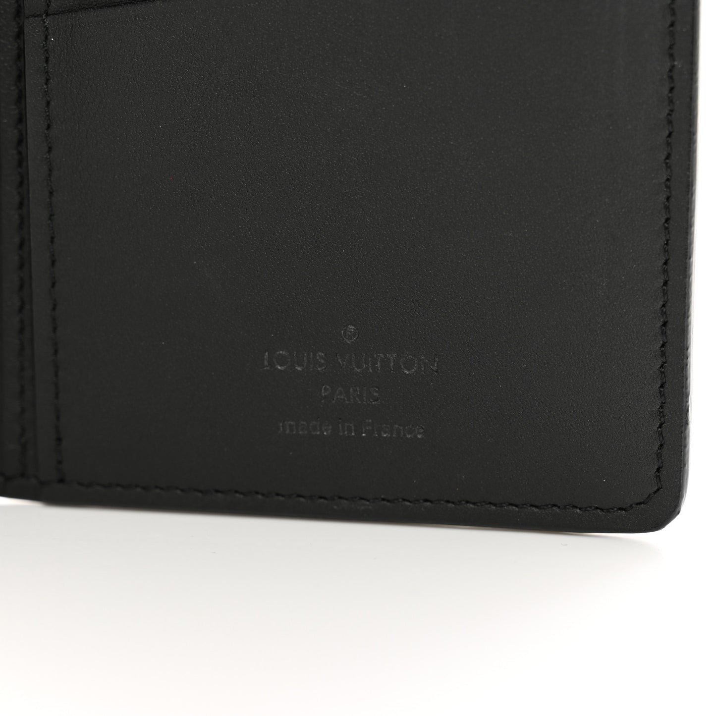 Calfskin Monogram Shadow Brazza Wallet Black