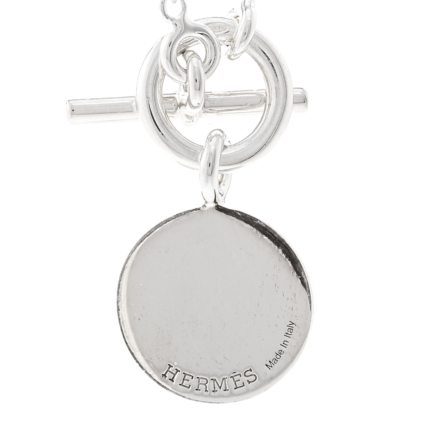 Sterling Silver Amulettes H Confettis Pendant Necklace