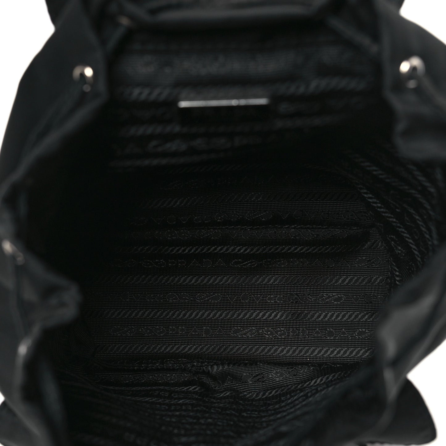 Nylon Vela Mini Crossbody Backpack Black