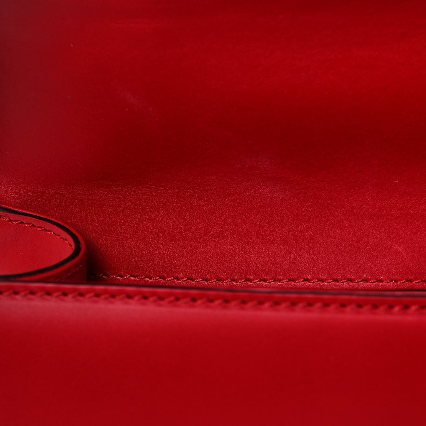 Calfskin Mini Sylvie Chain Shoulder Bag Hibiscus Red