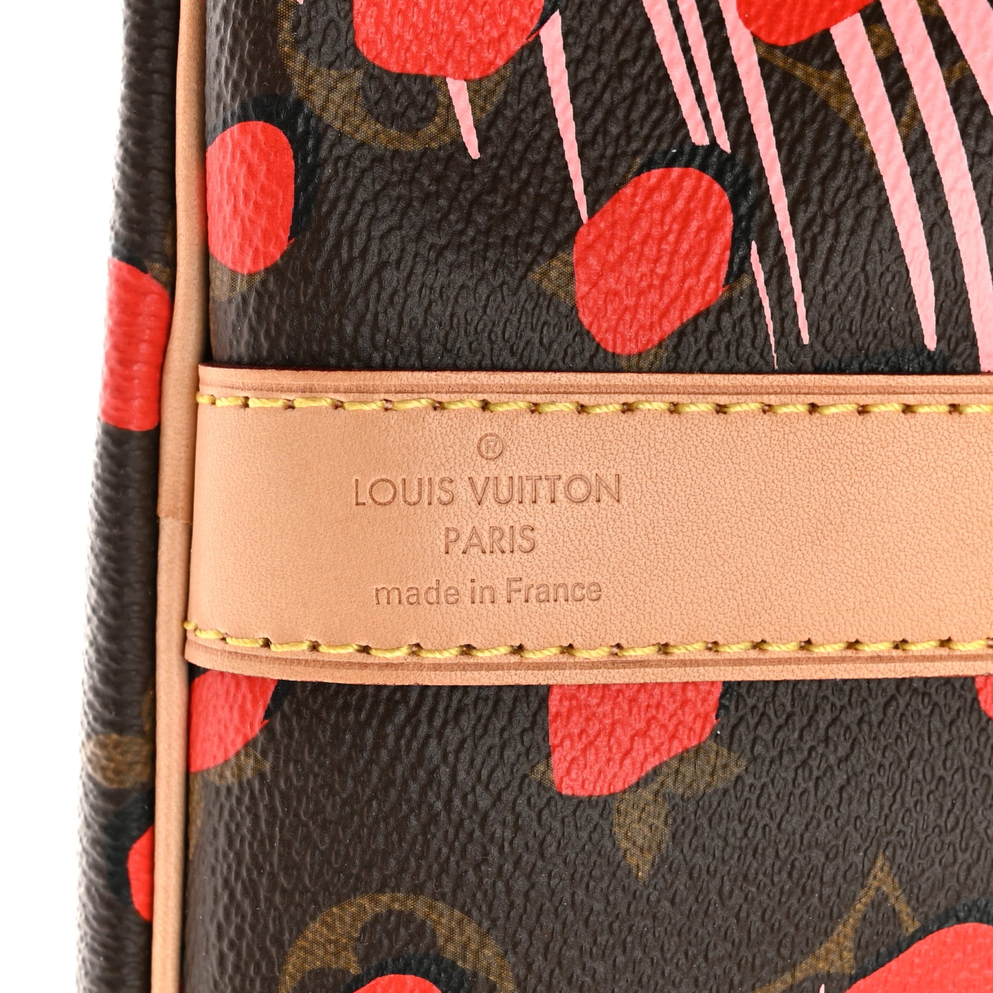 Monogram Jungle Dots Keepall Bandouliere 50 Sugar Pink Poppy