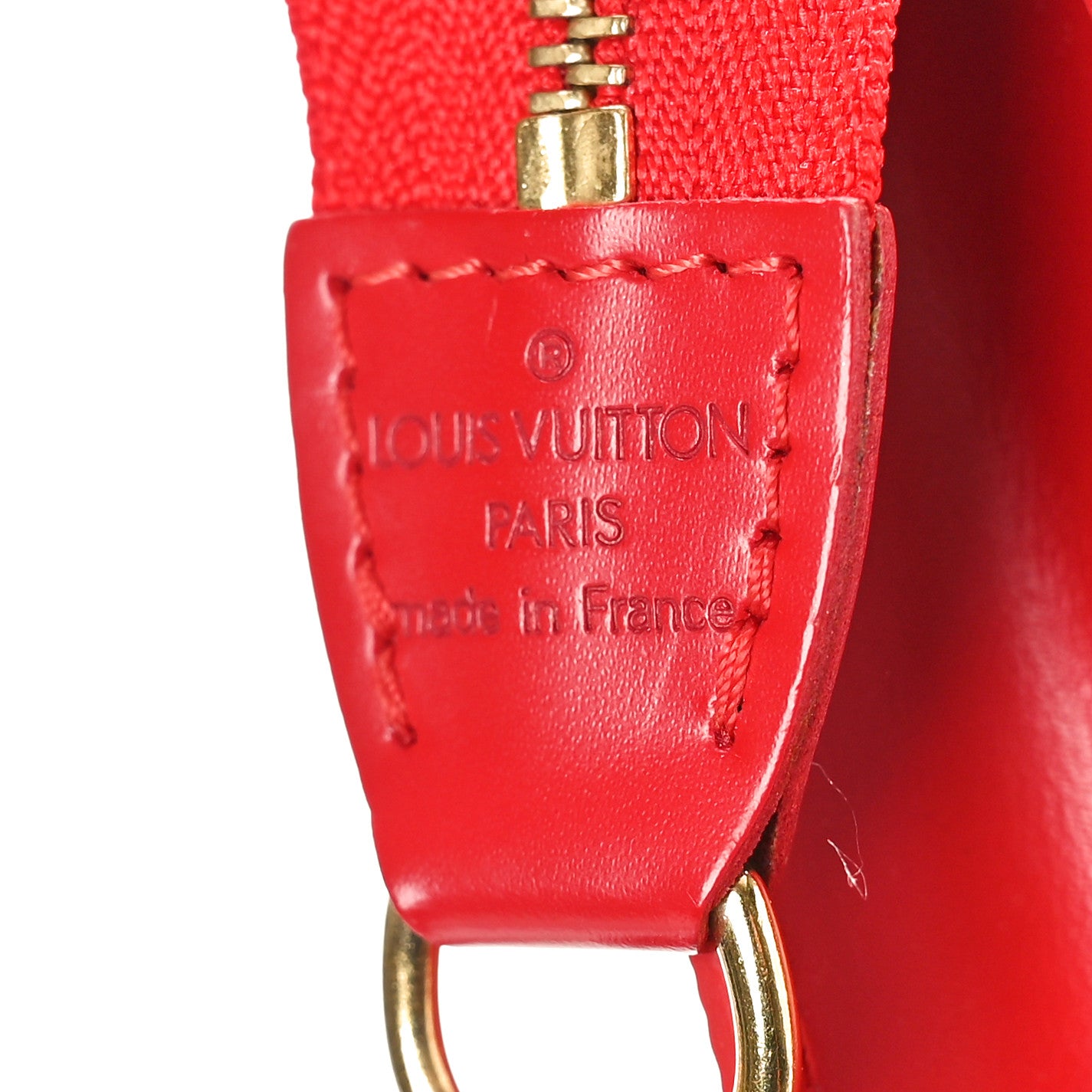 Epi Pochette Accessories 21 Castillan Red