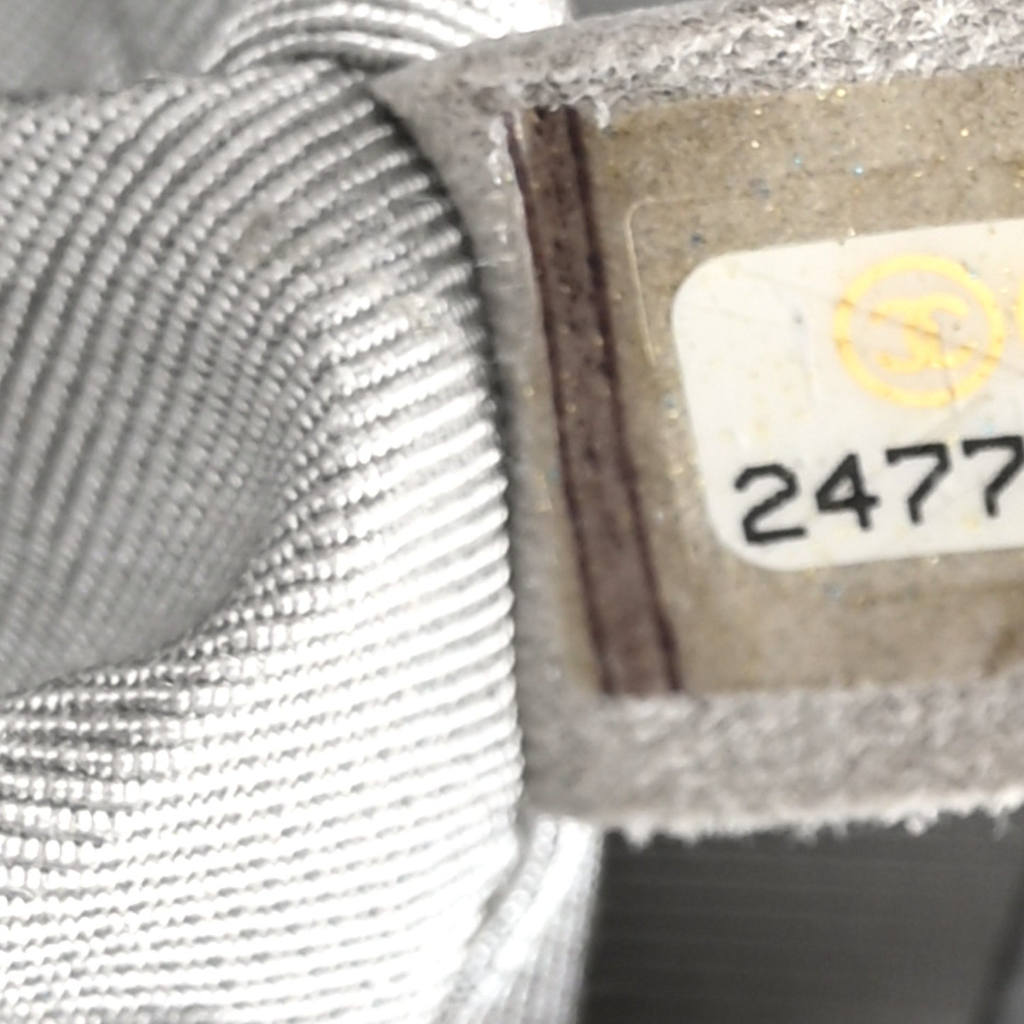 Metallic Caviar Quilted Medium Boy Flap Silver