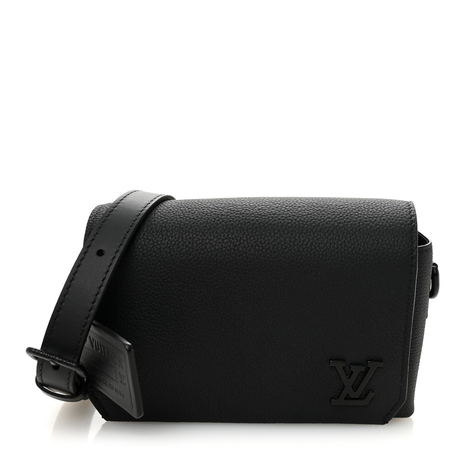 Louis Vuitton Calfskin Aerogram Fastline Wearable Wallet Black