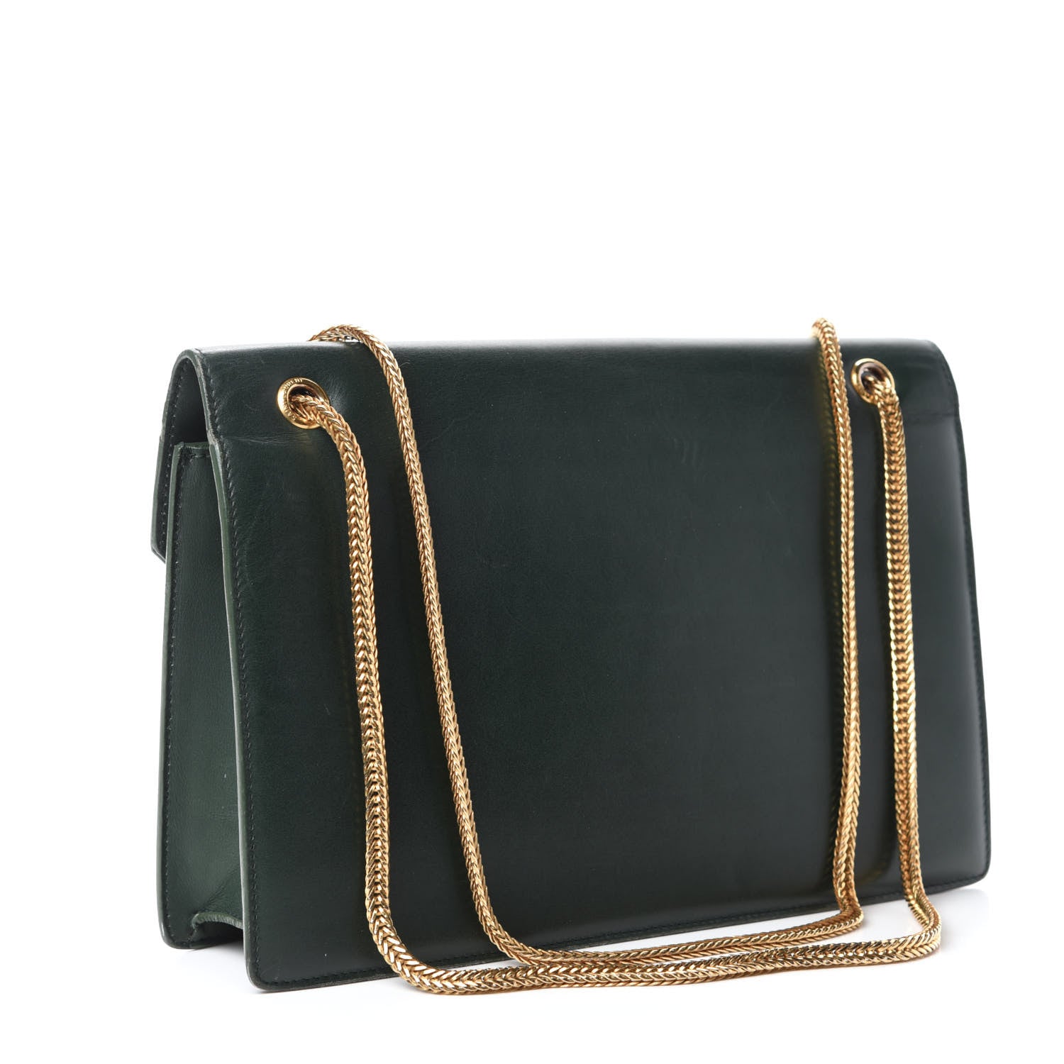 Saint Laurent Calfskin Medium Classic Betty Dark Green 3 of 18