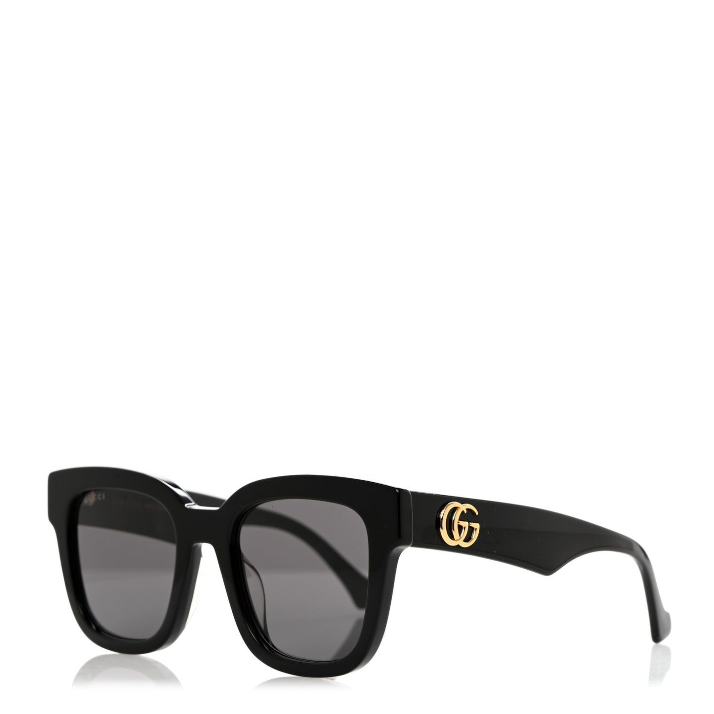 Rectangle 52mm Frame Sunglasses GG0998S Black