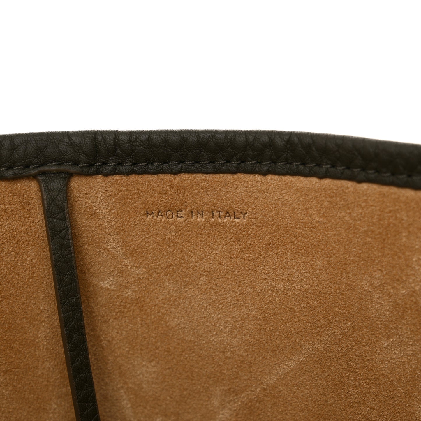 Grained Calfskin Medium N/S Park Tote Olive