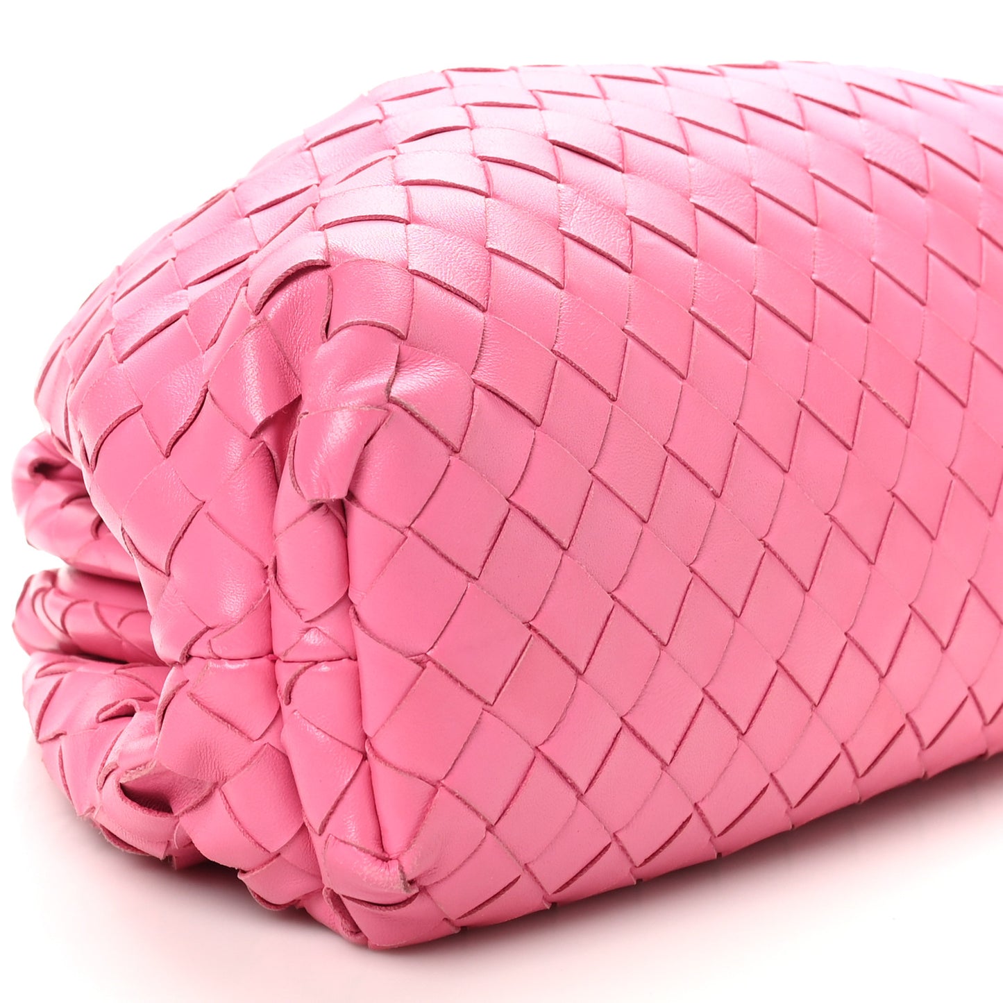 Nappa Maxi Intrecciato The Pouch Oversized Clutch Pink
