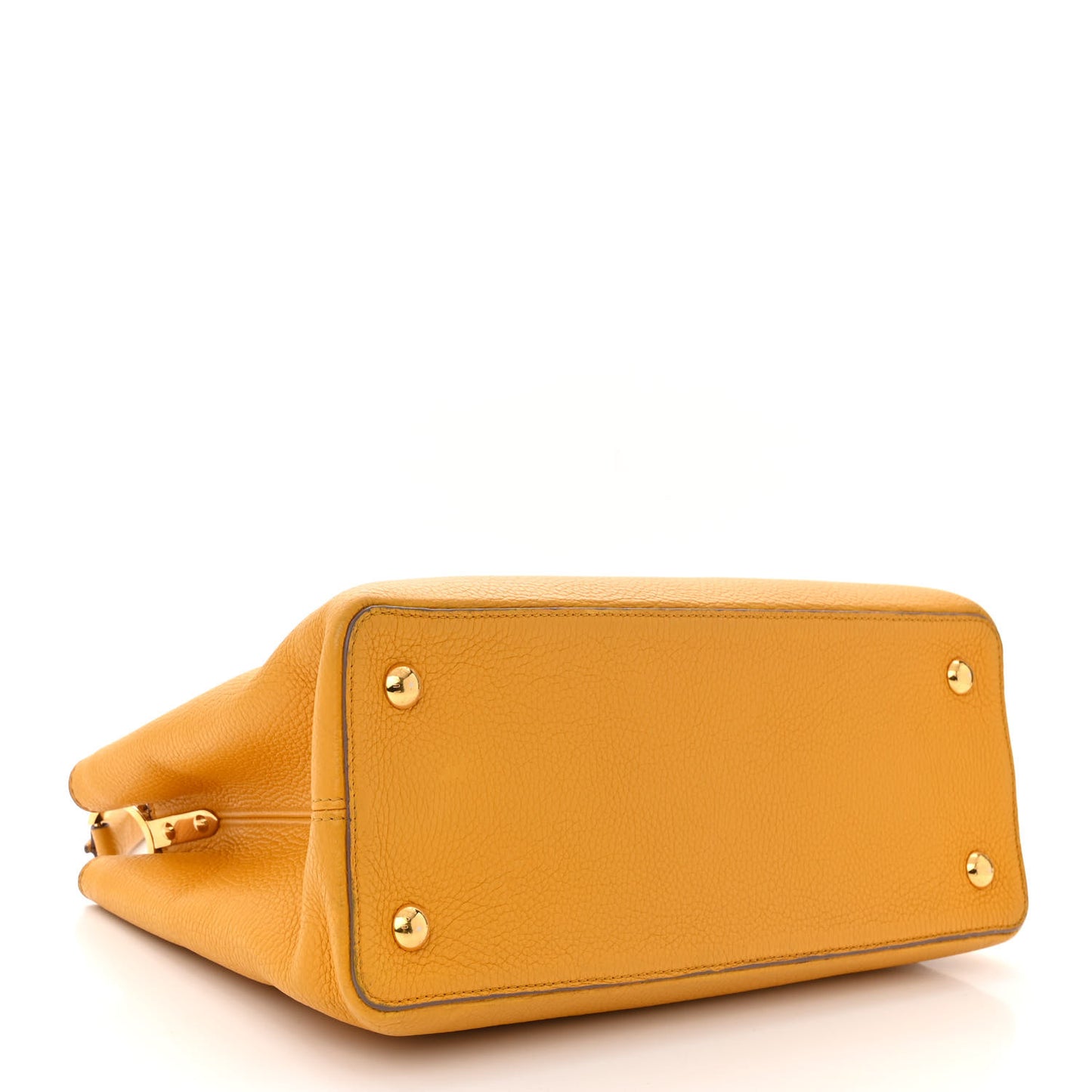 Taurillon Capucines MM Tournesol