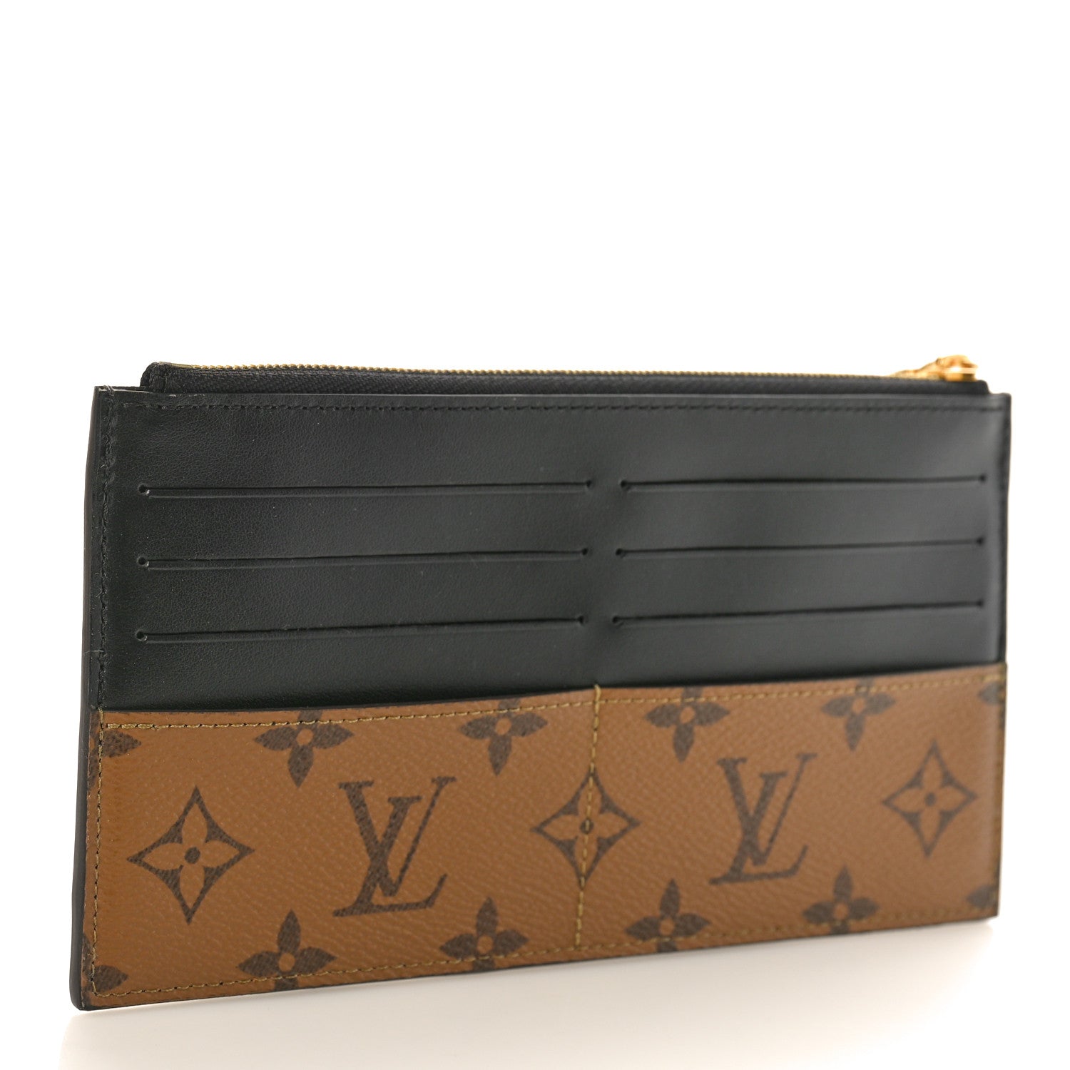 Louis Vuitton LOUIS VUITTON Reverse Monogram Slim Purse 3 of 7