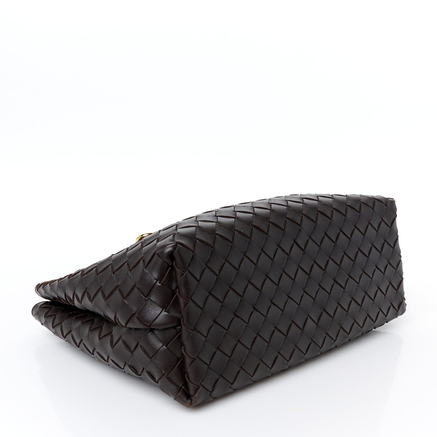 Nappa Intrecciato Medium Andiamo Shoulder Bag Fondant