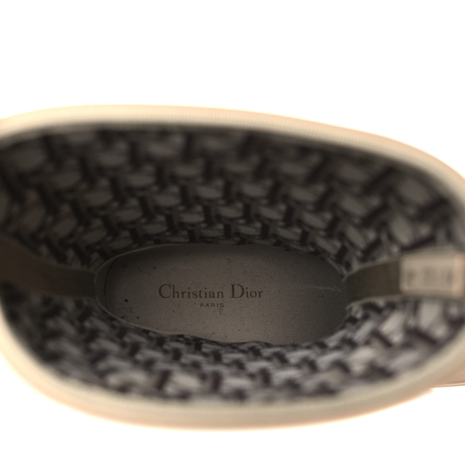 Christian Dior Rubber Diorunion Rain Boots Dark 40 Nut 8 of 8