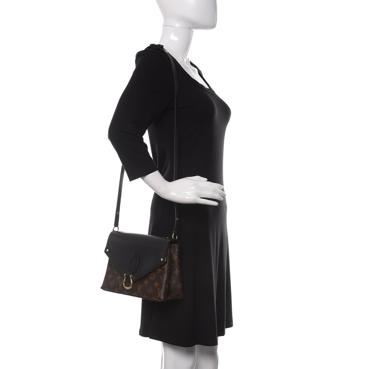 Epi Monogram Saint Michel Black