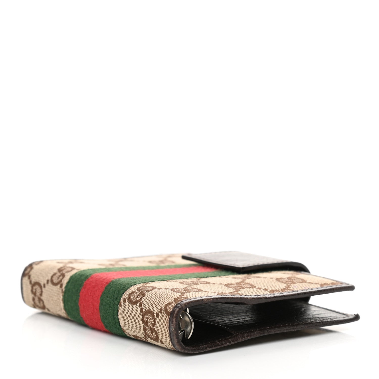 Gucci Monogram Web Small Ring Agenda Brown 4 of 11